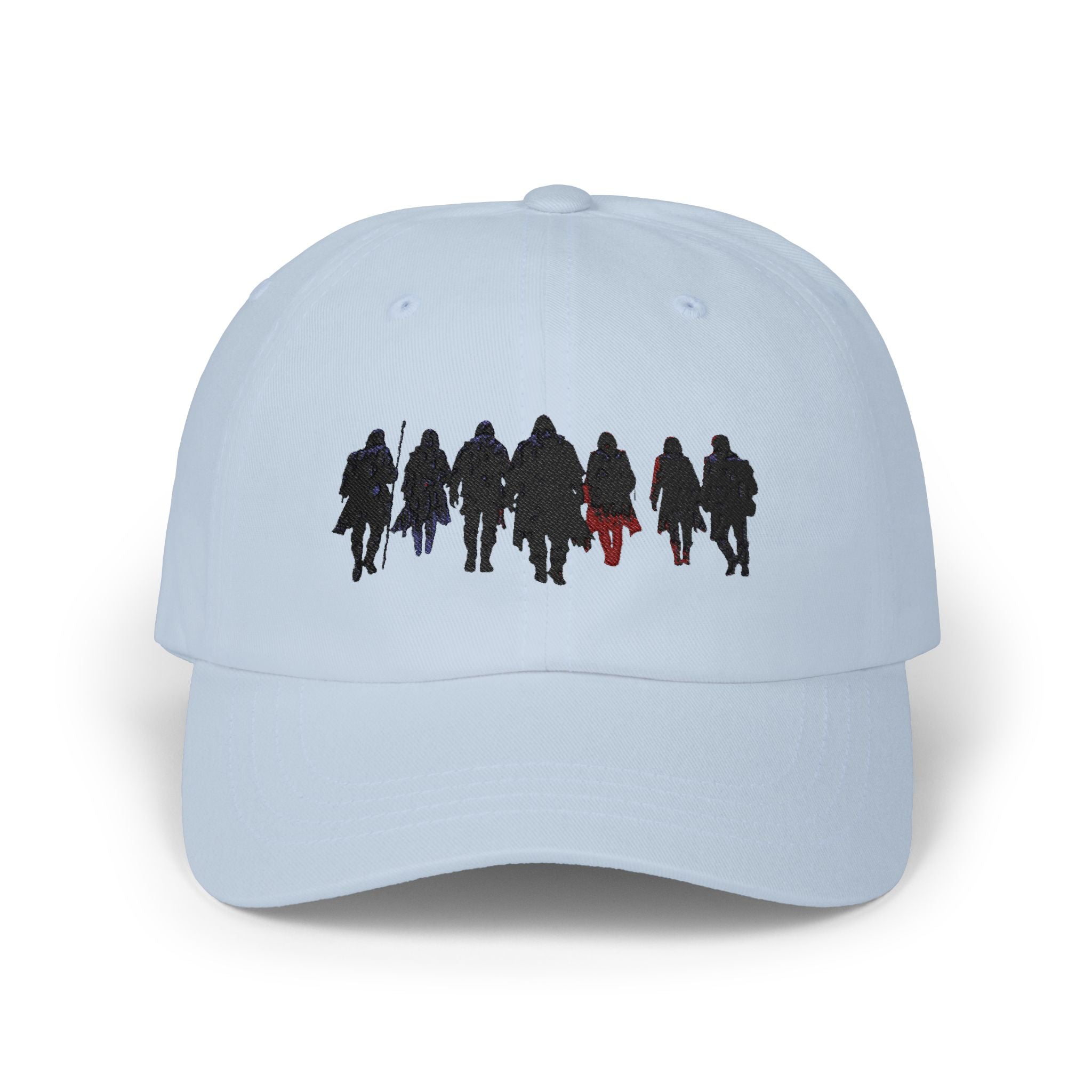 PRB The Starbound Seven Dad Cap — Silhouette Crew Walking Hat by Power Runs Black