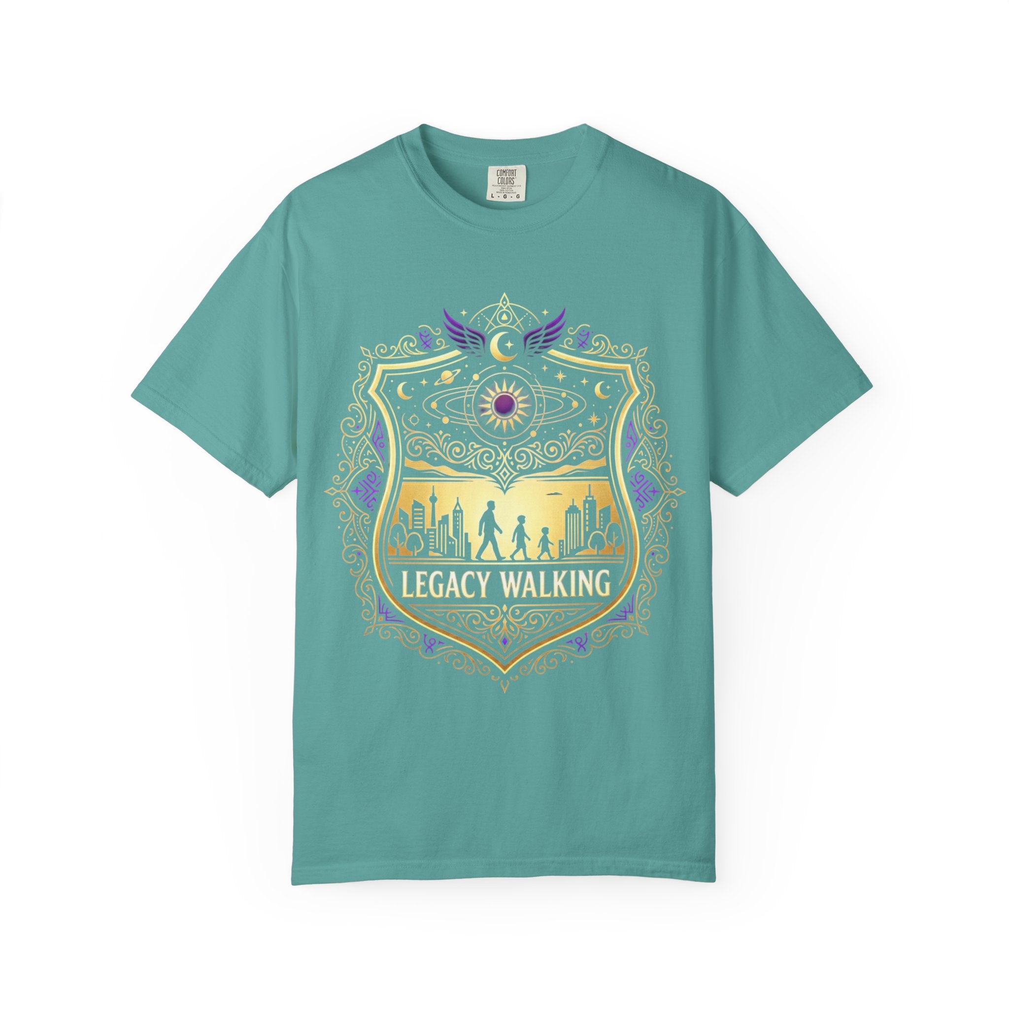 PRB Sci-Fi Adventure Graphic Tee | Futuristic Forest Print Unisex T-Shirt by Printify