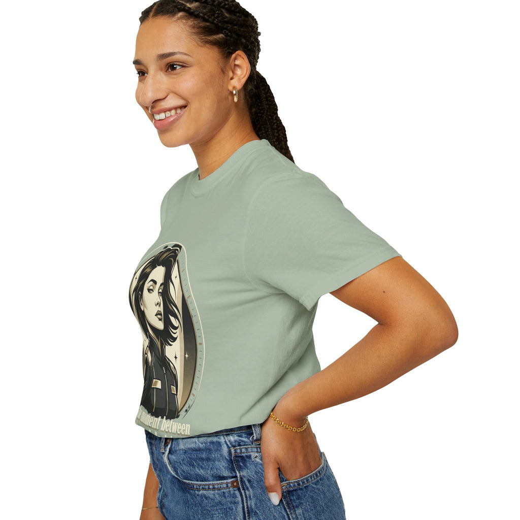 Power Runs Black Retro Space Captain Portrait T-Shirt — 'Fearless Commander' Graphic Tee by Power Runs Black