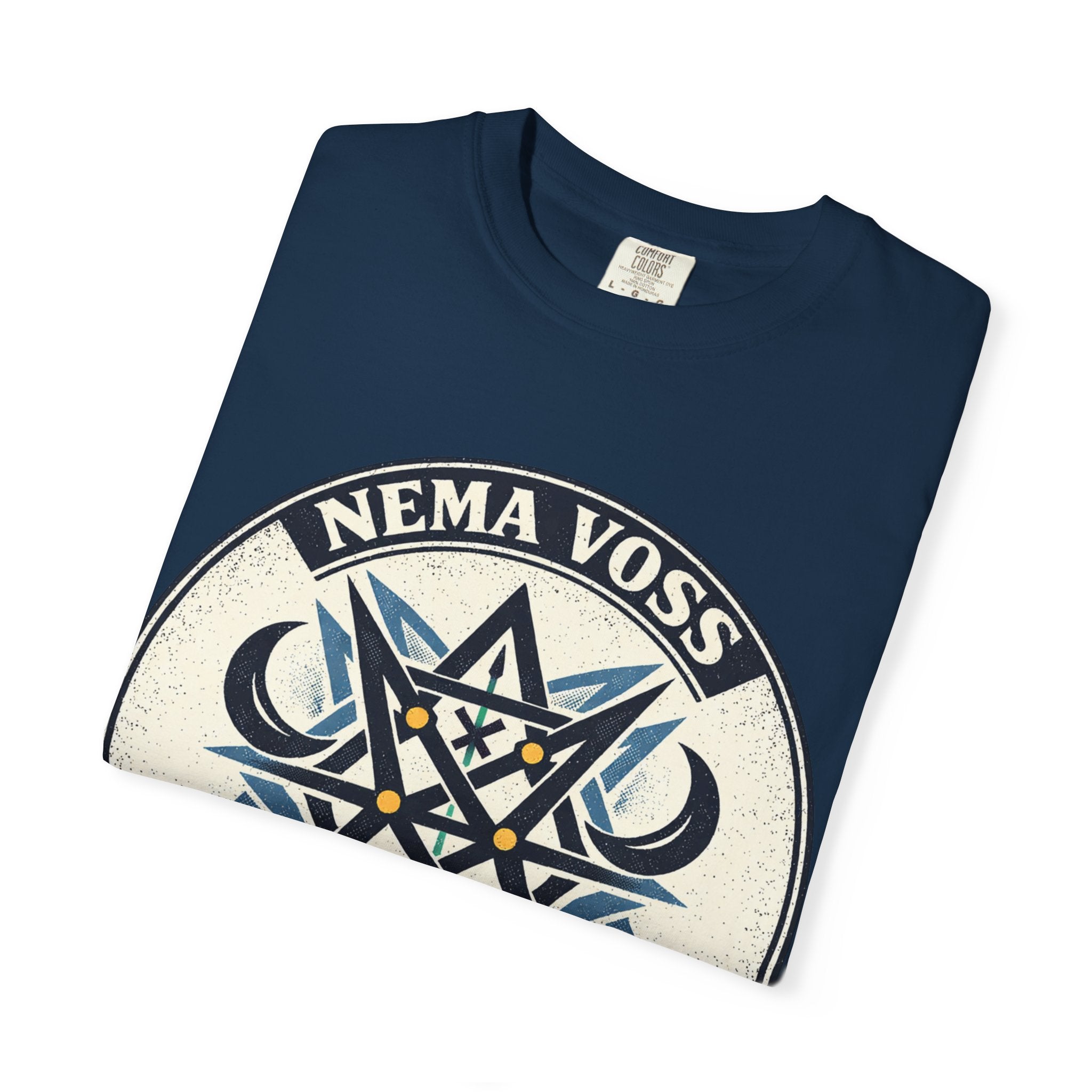 Power Runs Black PRB Nema Voss 'Doubt Splits the Pattern' Graphic T-Shirt by Power Runs Black