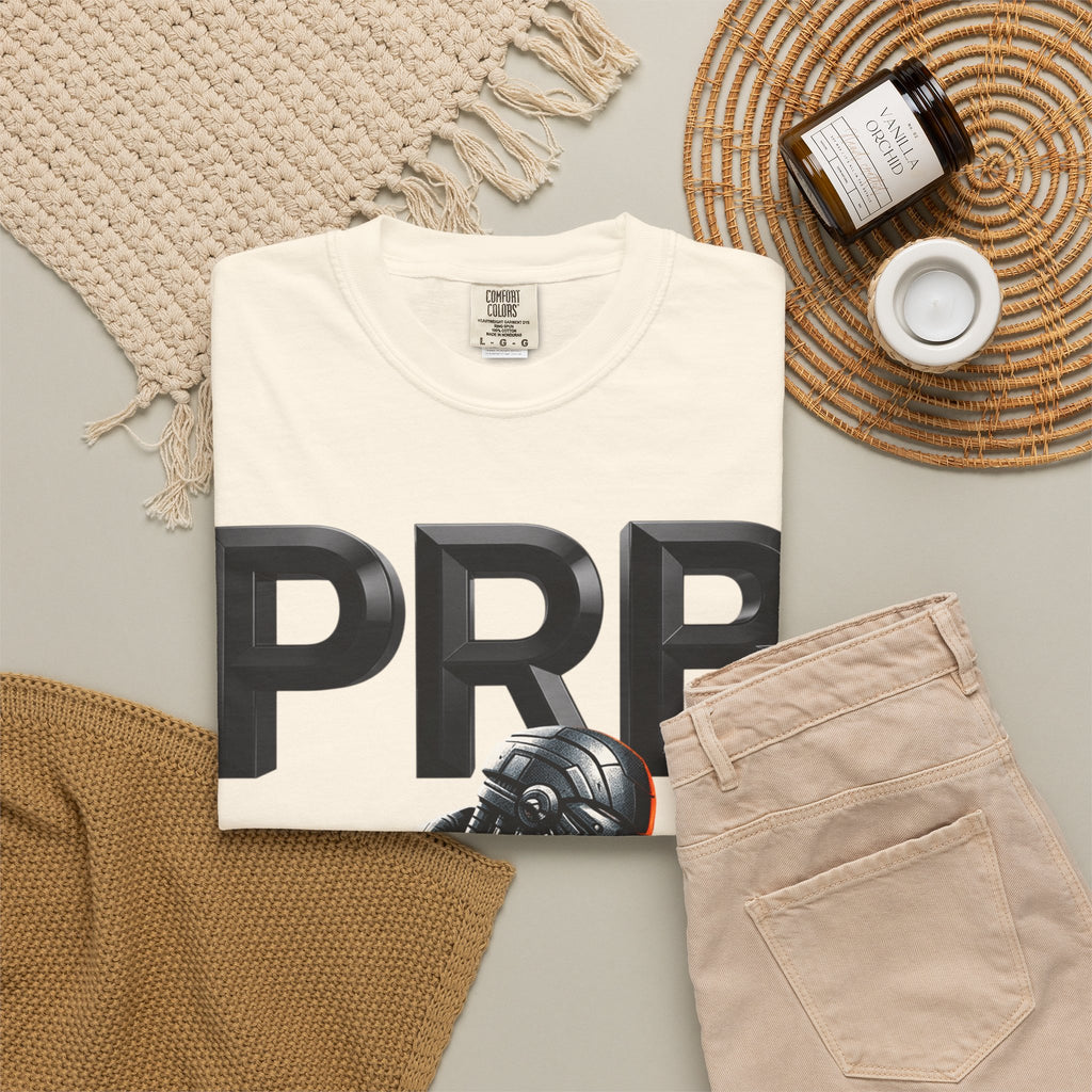 Built of Power PRB T-Shirt — Robotic Armor Graphic Tee by Printify