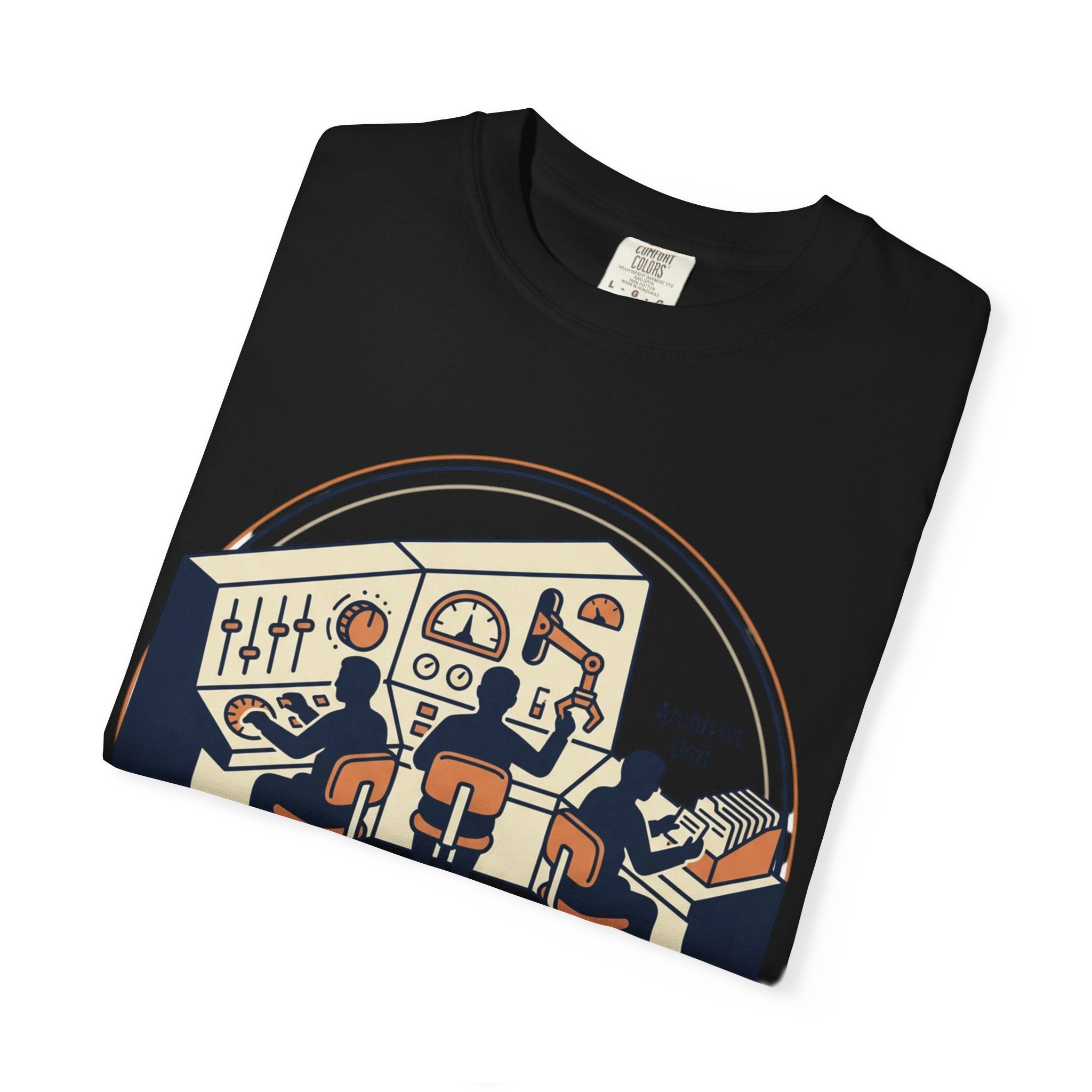 Power Runs Black PRB Field Operators T-Shirt — "Field Operators: Not Fully Automated — Requires Specialized Personnel" by Power Runs Black