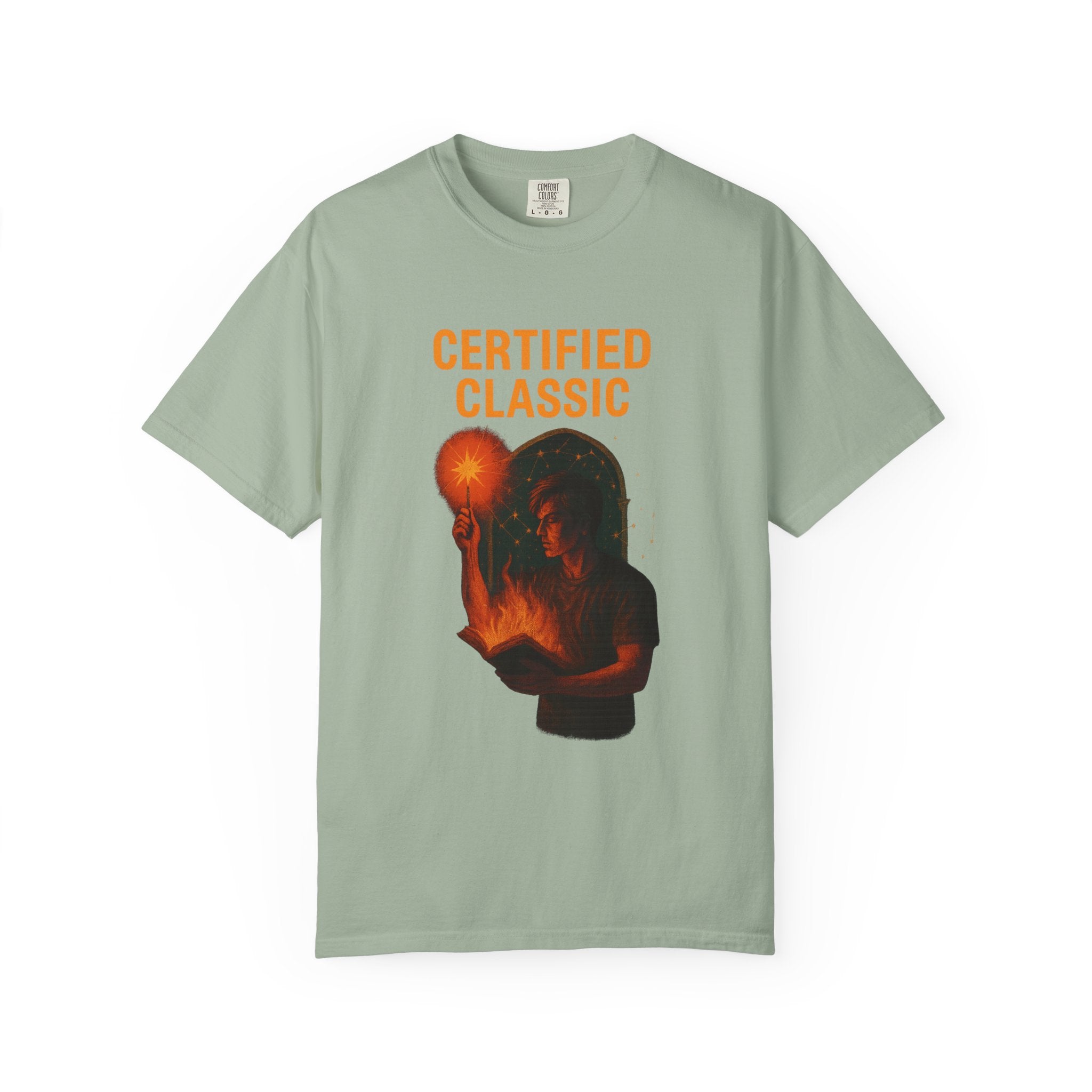 PRB Certified Classic head silhouette holding light bulb T-shirt | vintage inspired graphic tee by Power Runs Black