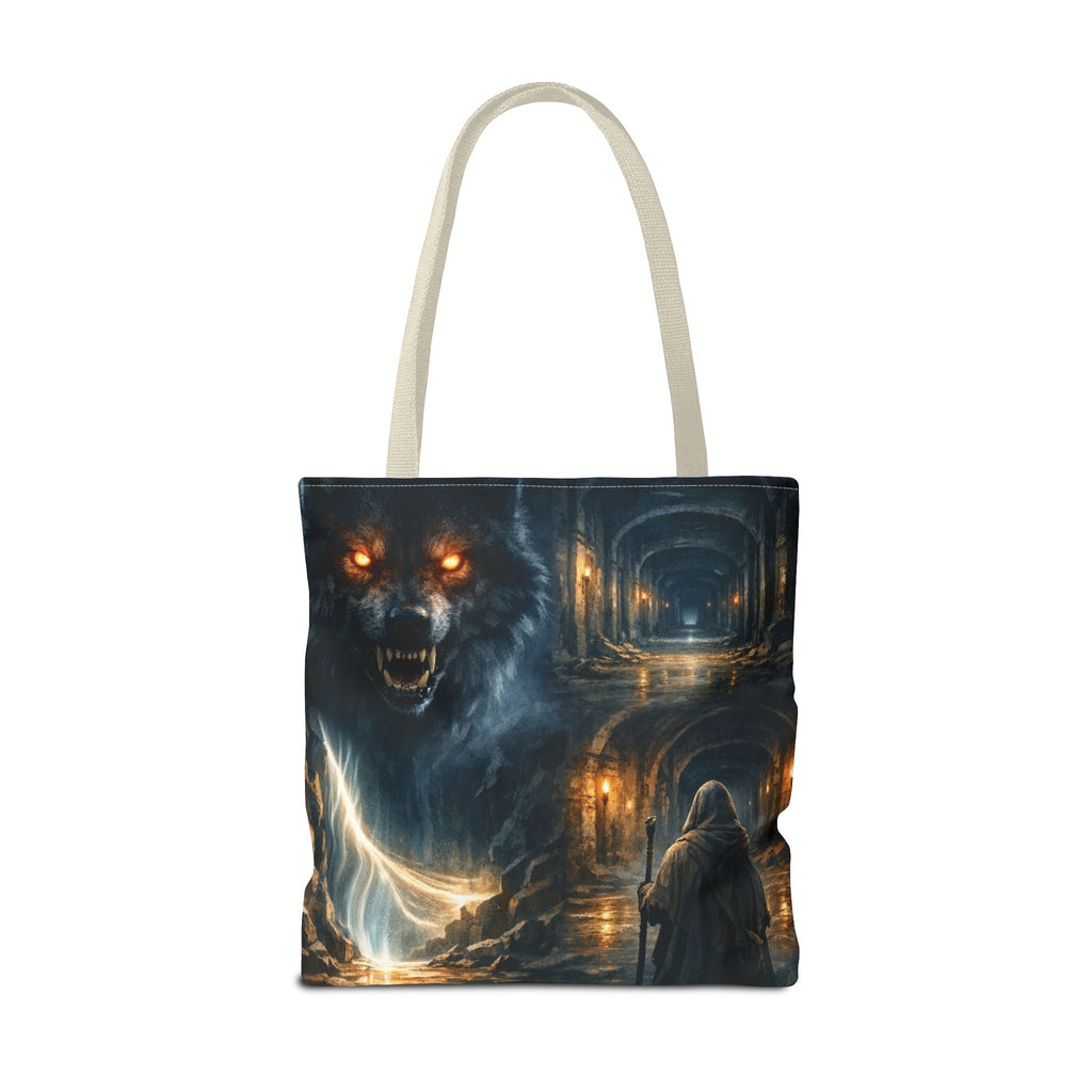 PRB The Echo Hounds Illustration Tote Bag | Gothic Horror Artwork by Printify