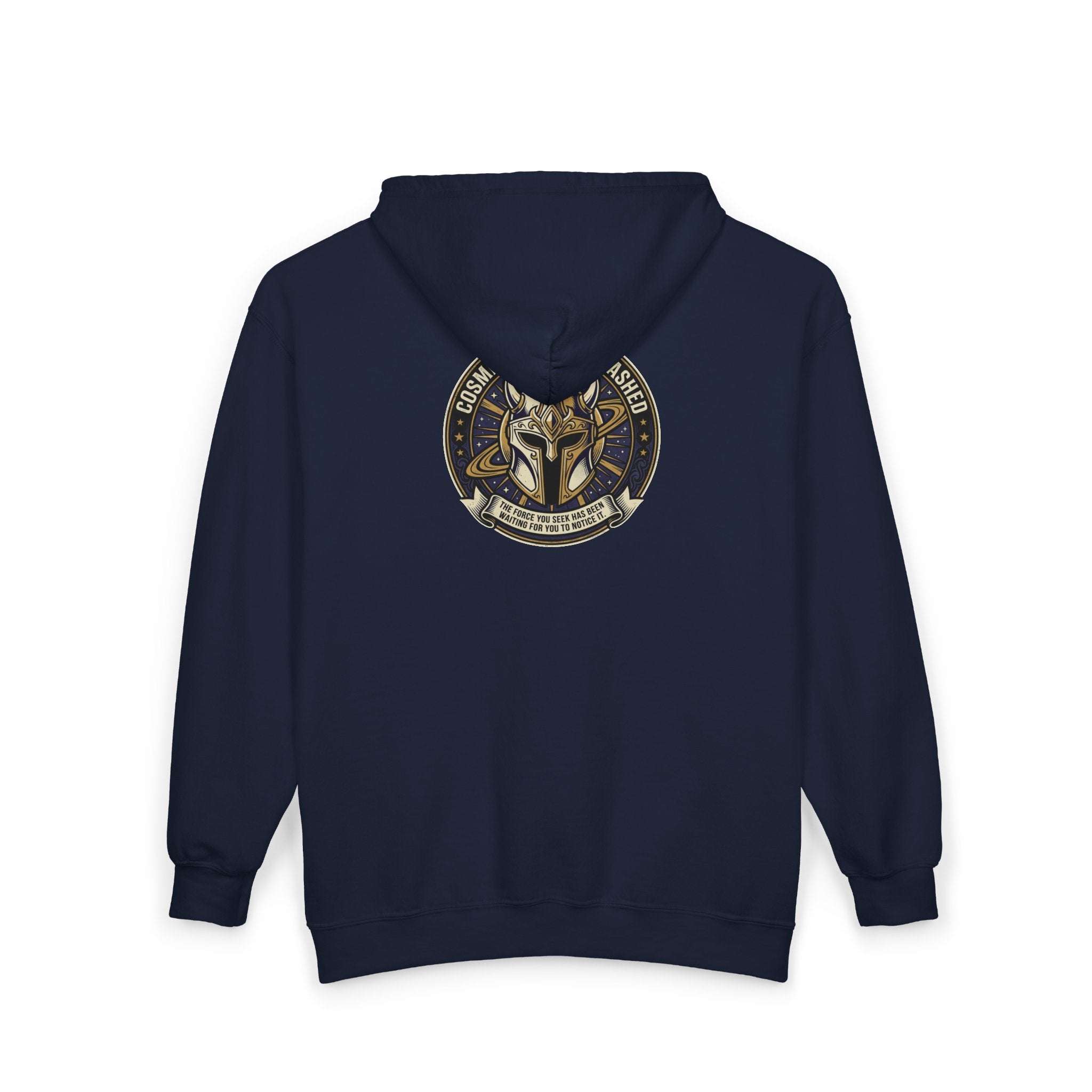 PRB Full-Zip Hoodie — Cosmic Night Unleashed Graphic by Power Runs Black