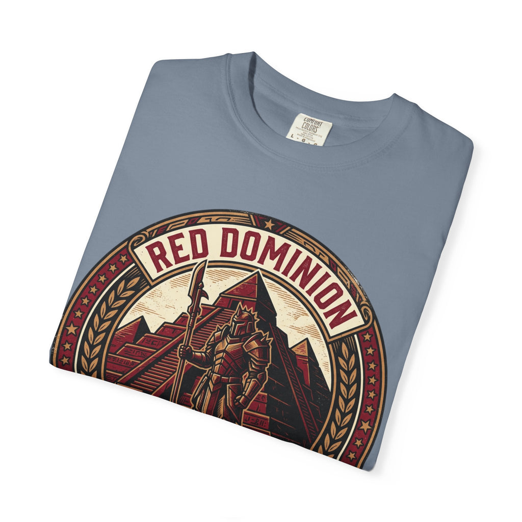 Power Runs Black PRB Red Dominion 'Right Side' Graphic T-Shirt by Printify