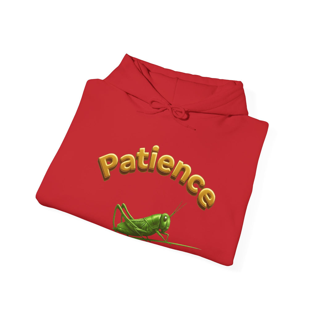Power Runs Black PRB Patience Grasshopper Hoodie | Grasshopper Illustration, Word Art by Power Runs Black