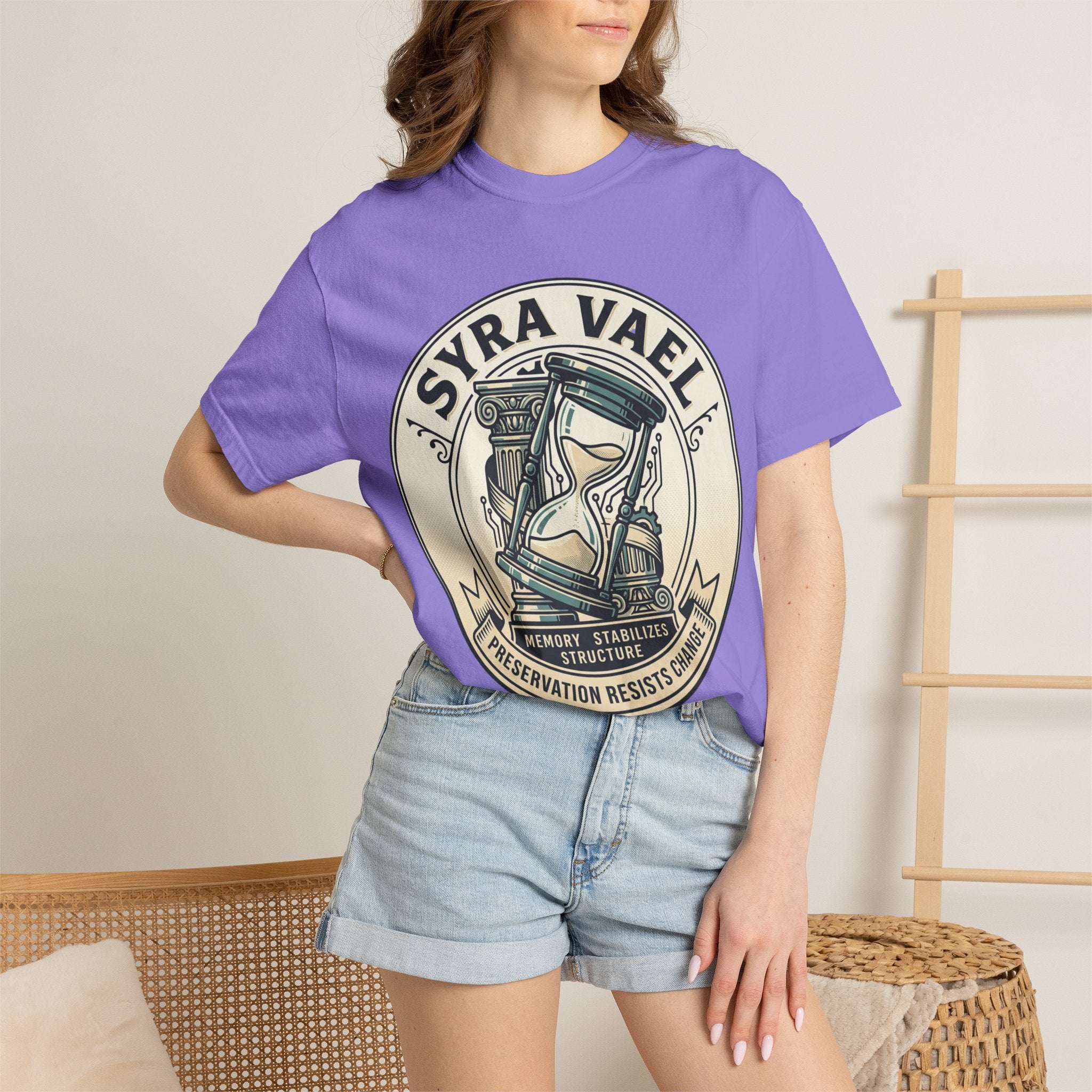 Power Runs Black PRB Syra Vael Hourglass Emblem T-Shirt by Power Runs Black