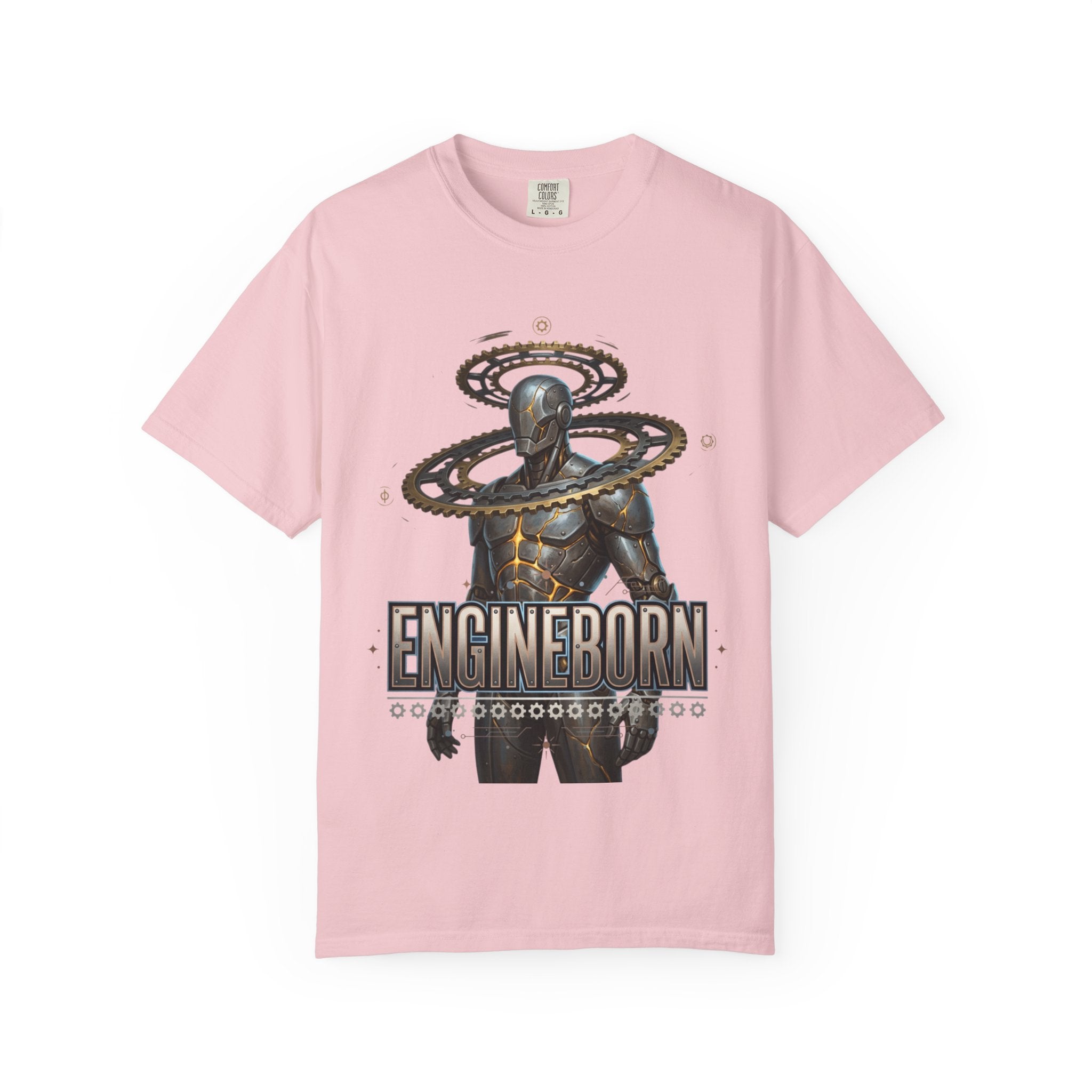 Printify PRB Engineborn Cyborg Figure T-shirt | Futuristic Robot Art - T-Shirt