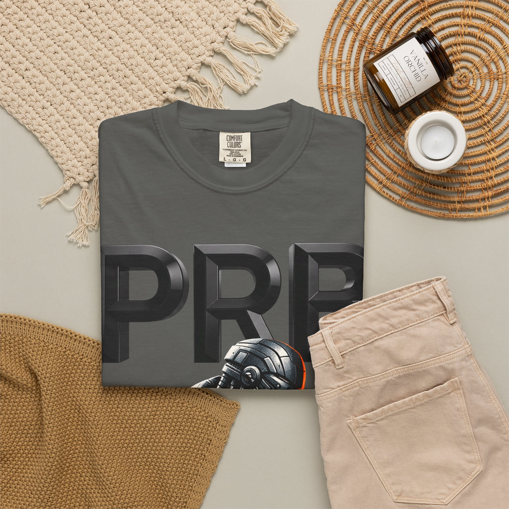 Built of Power PRB T-Shirt — Robotic Armor Graphic Tee by Printify