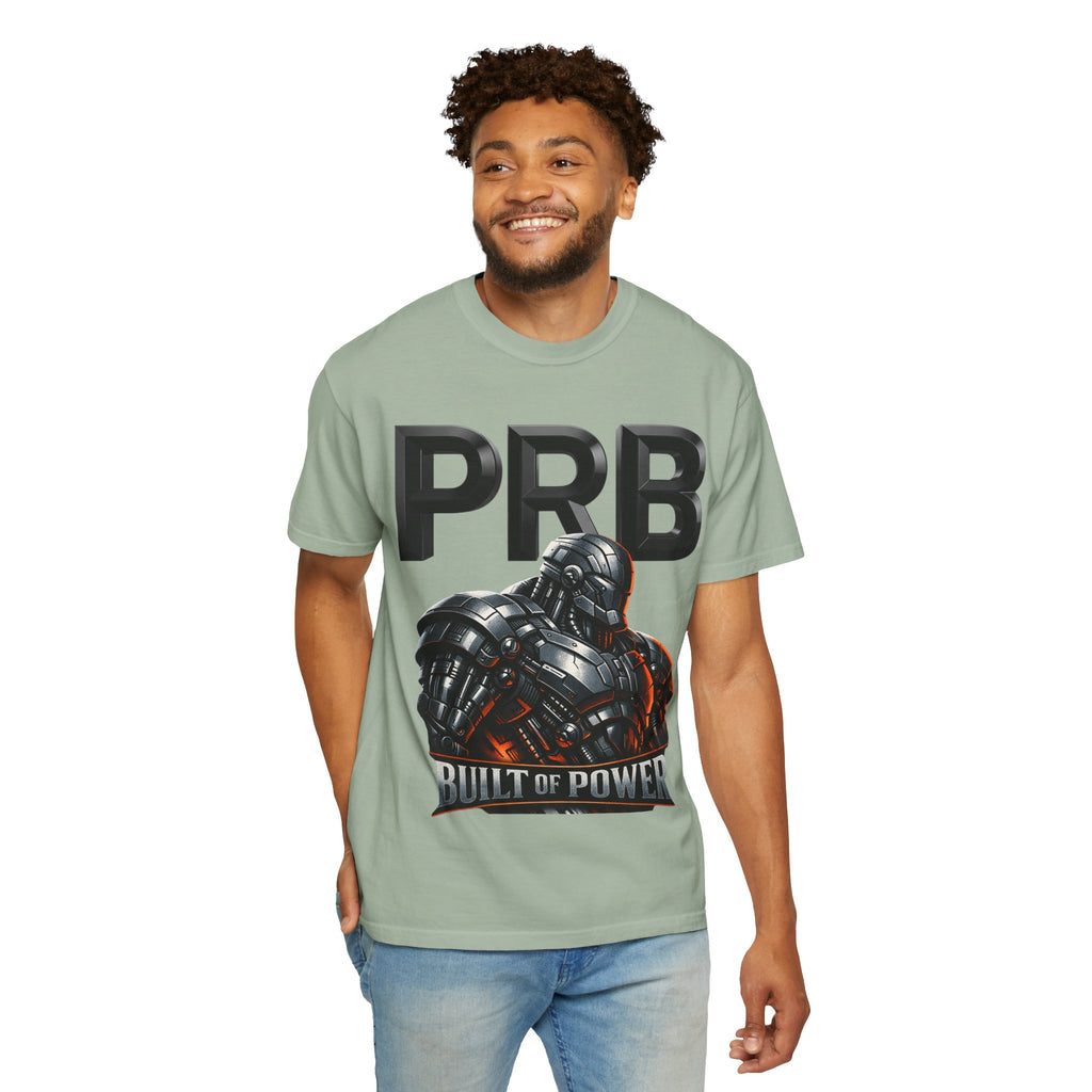 Built of Power PRB T-Shirt — Robotic Armor Graphic Tee by Printify
