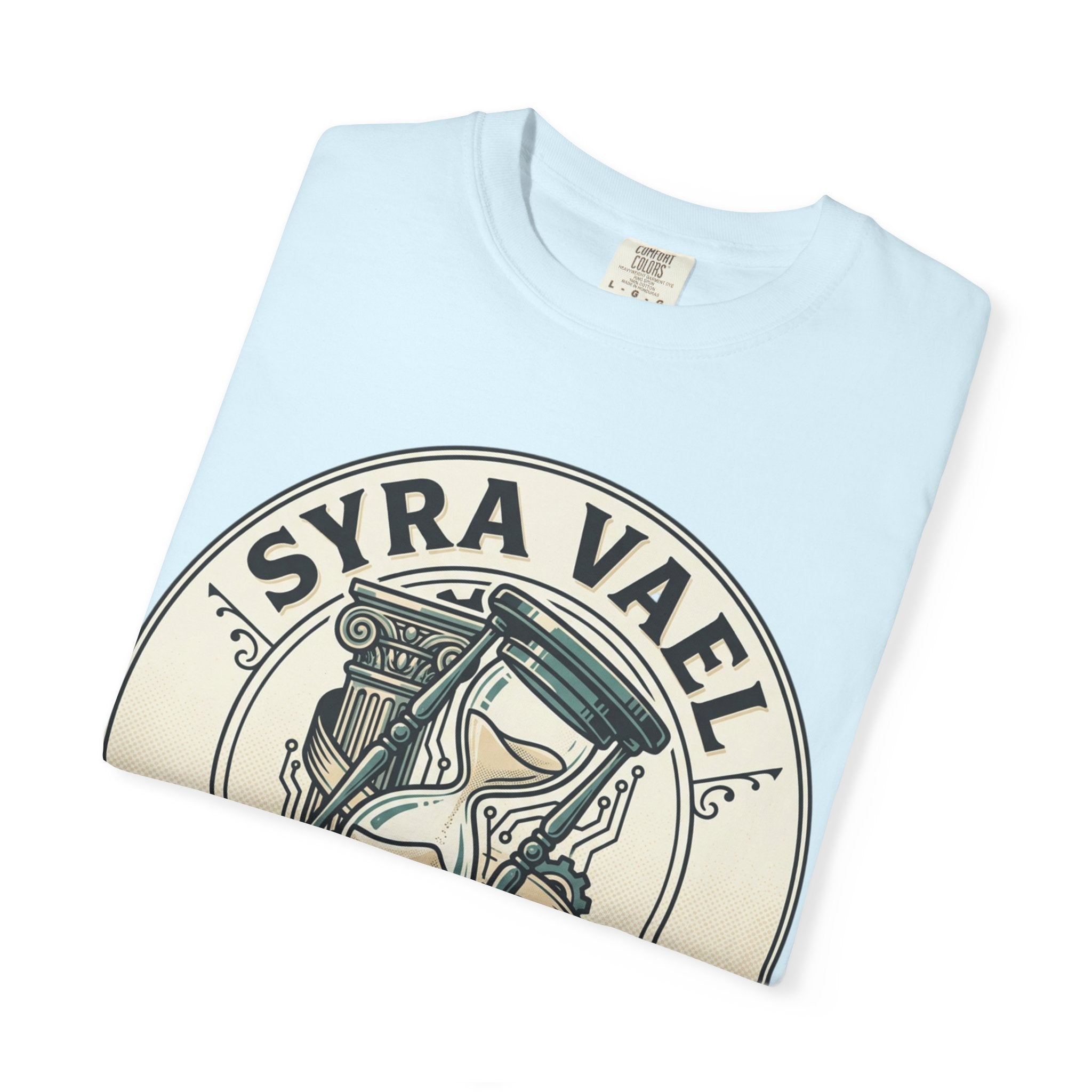 Power Runs Black PRB Syra Vael Hourglass Emblem T-Shirt by Printify