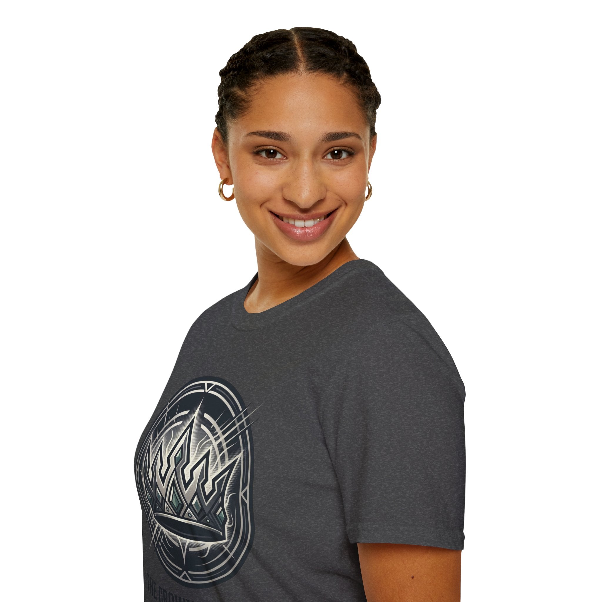 Power Runs Black PRB Crown Variant Graphic T-Shirt — The Crown Variant Emblem by Power Runs Black