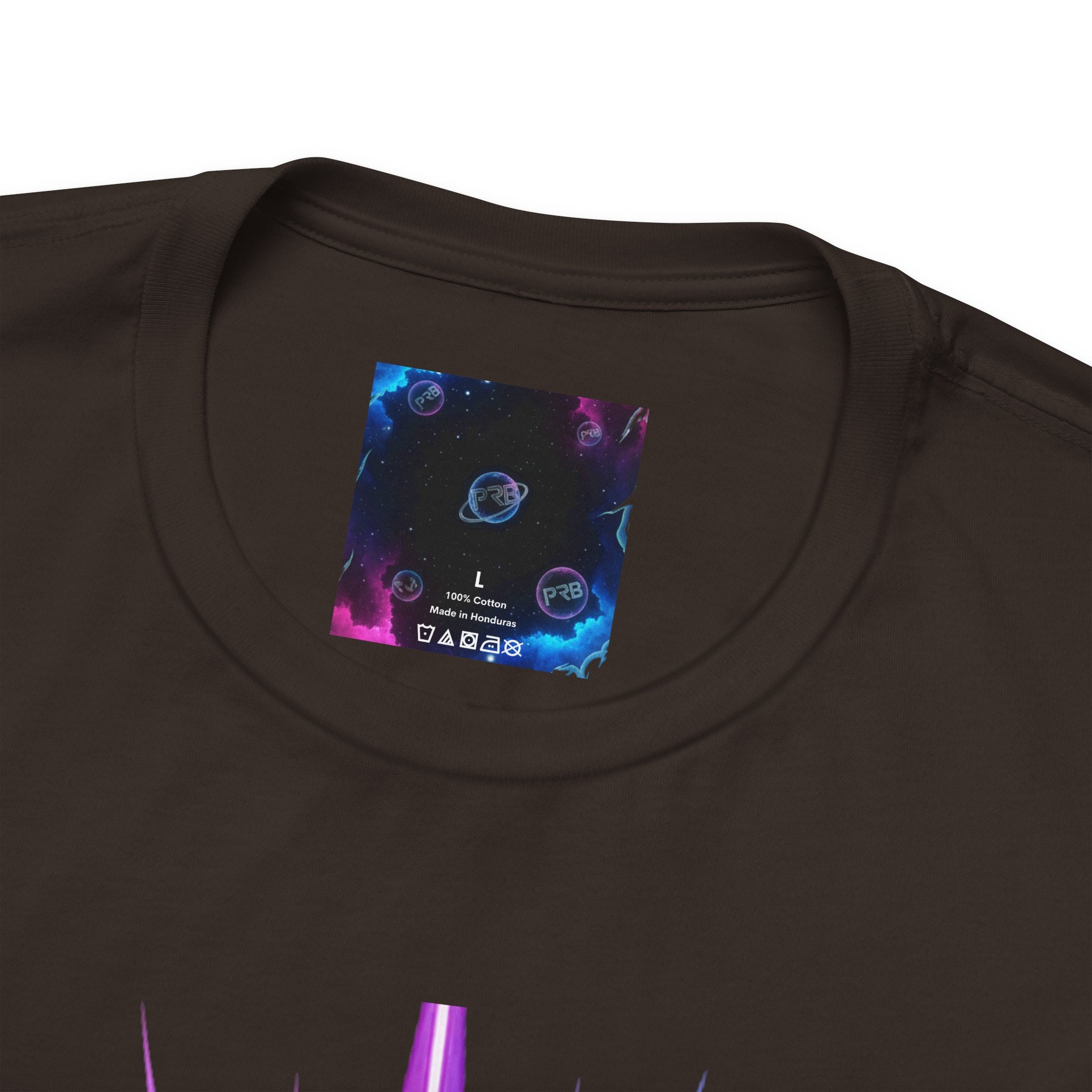 Power Runs Black PRB Running Pulse Graphic Tee — Neon Runner Heartbeat Sports T‑Shirt by Power Runs Black