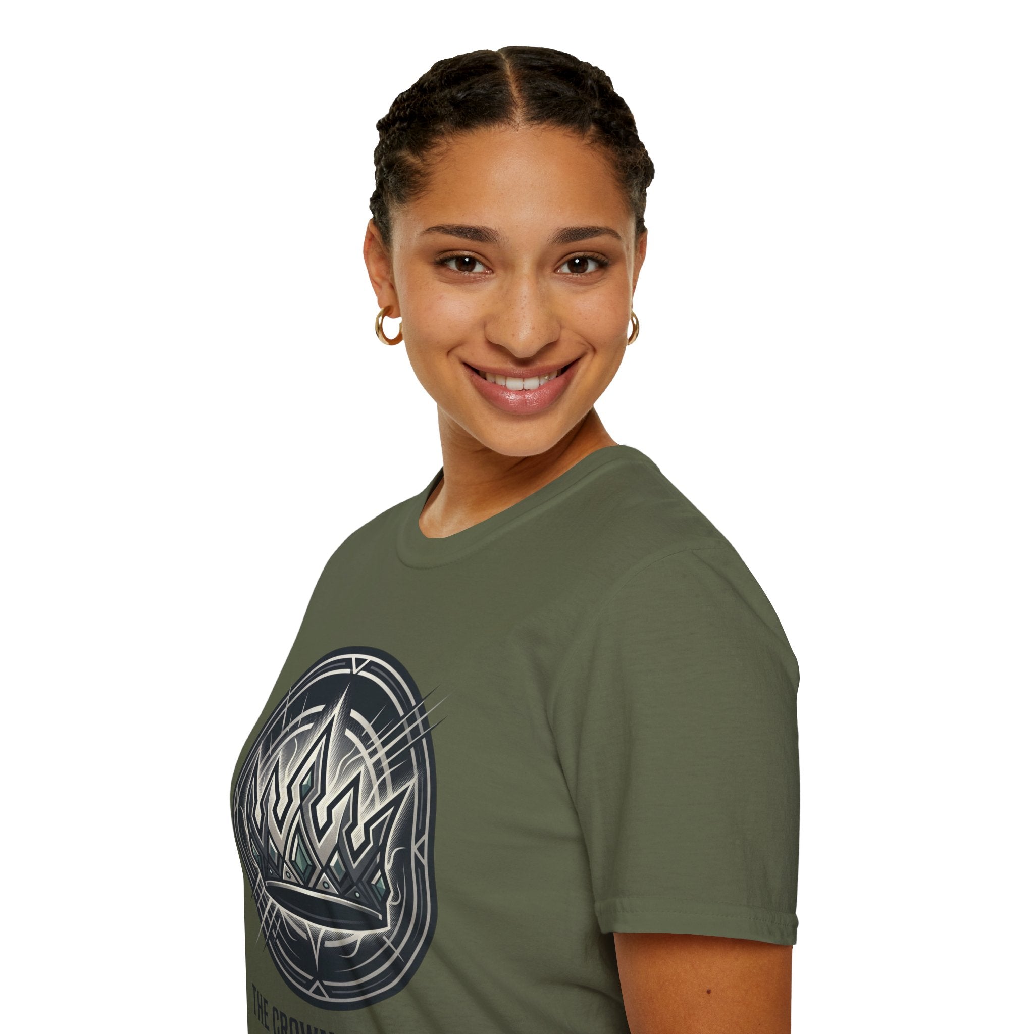 Power Runs Black PRB Crown Variant Graphic T-Shirt — The Crown Variant Emblem by Power Runs Black