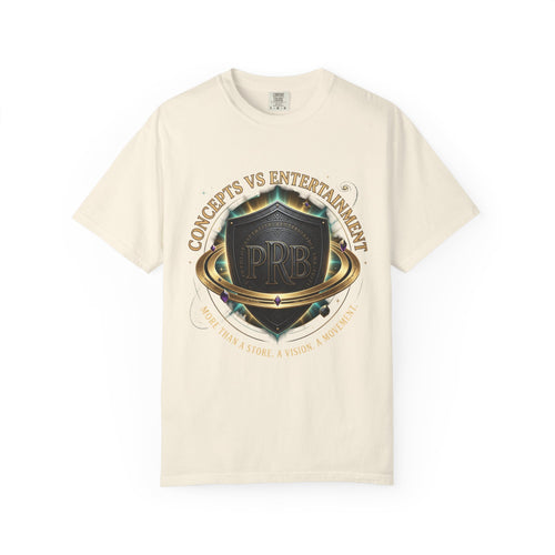 Concepts VS Entertainment Emblem Graphic T-Shirt | Heraldic Crest Tee by Printify
