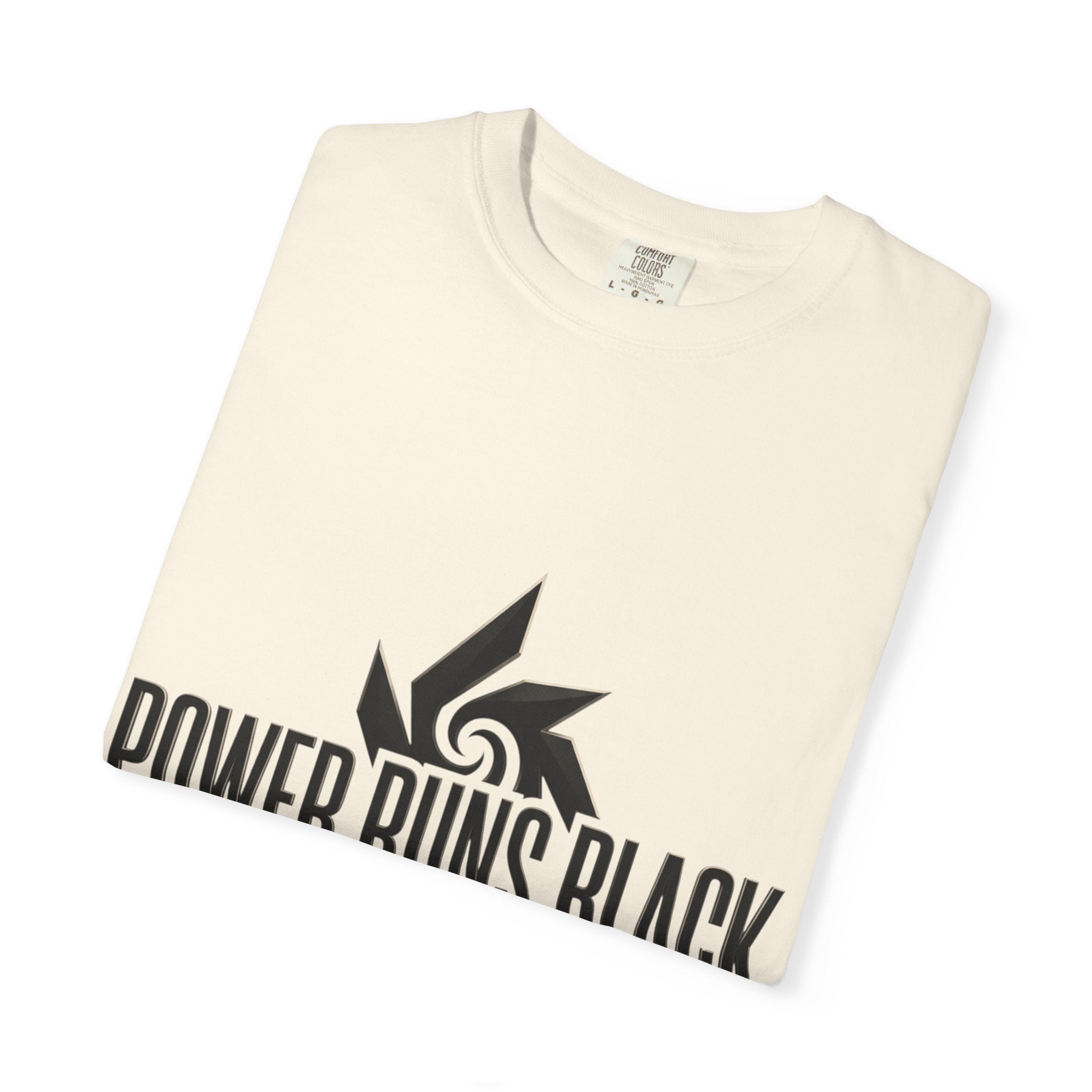 Power Runs Black PRB "Wear The Code" Mystic Shield T-Shirt — Geometric Sigil Graphic Tee by Printify