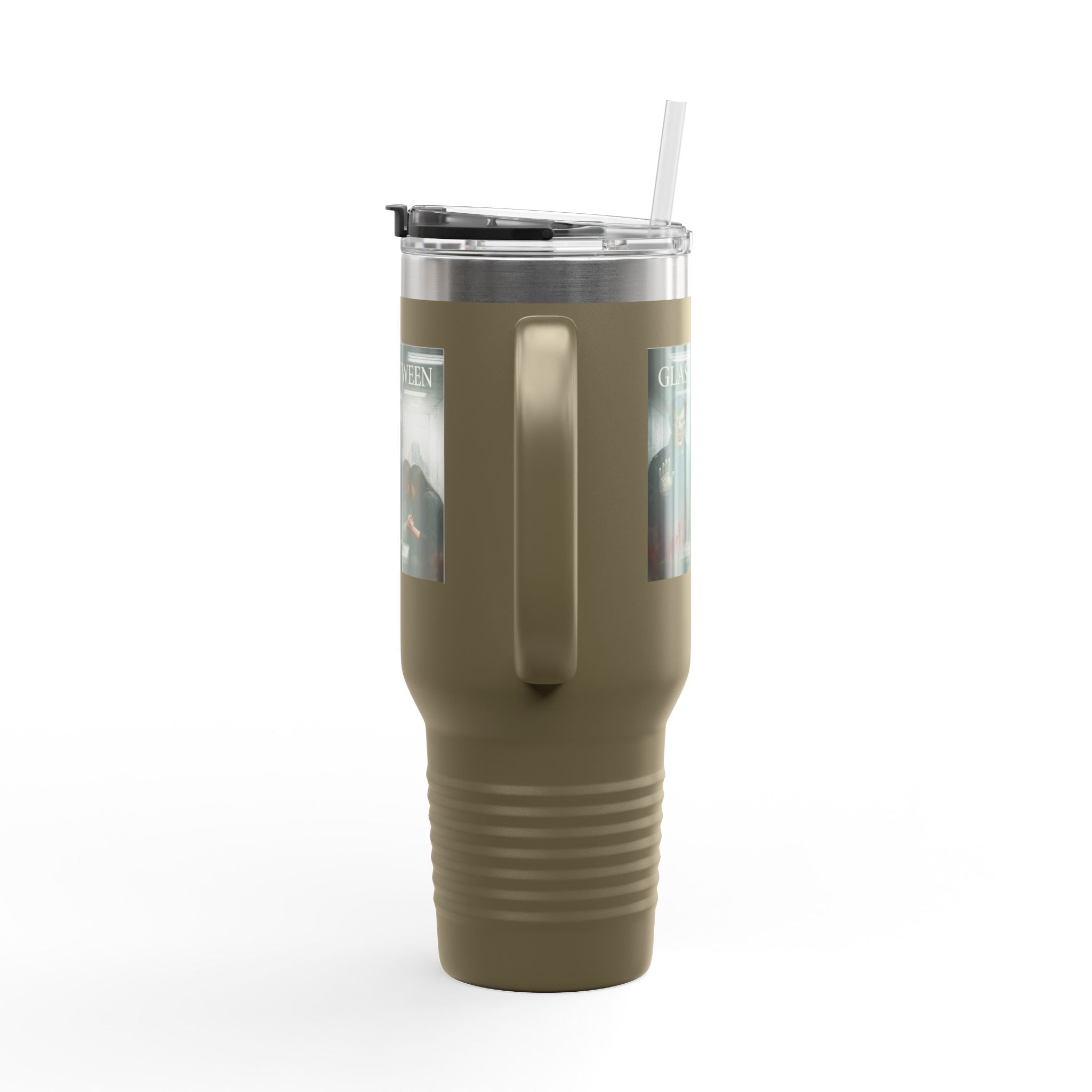 PRB The Glass Between, 40oz Insulated Travel Mug by Printify