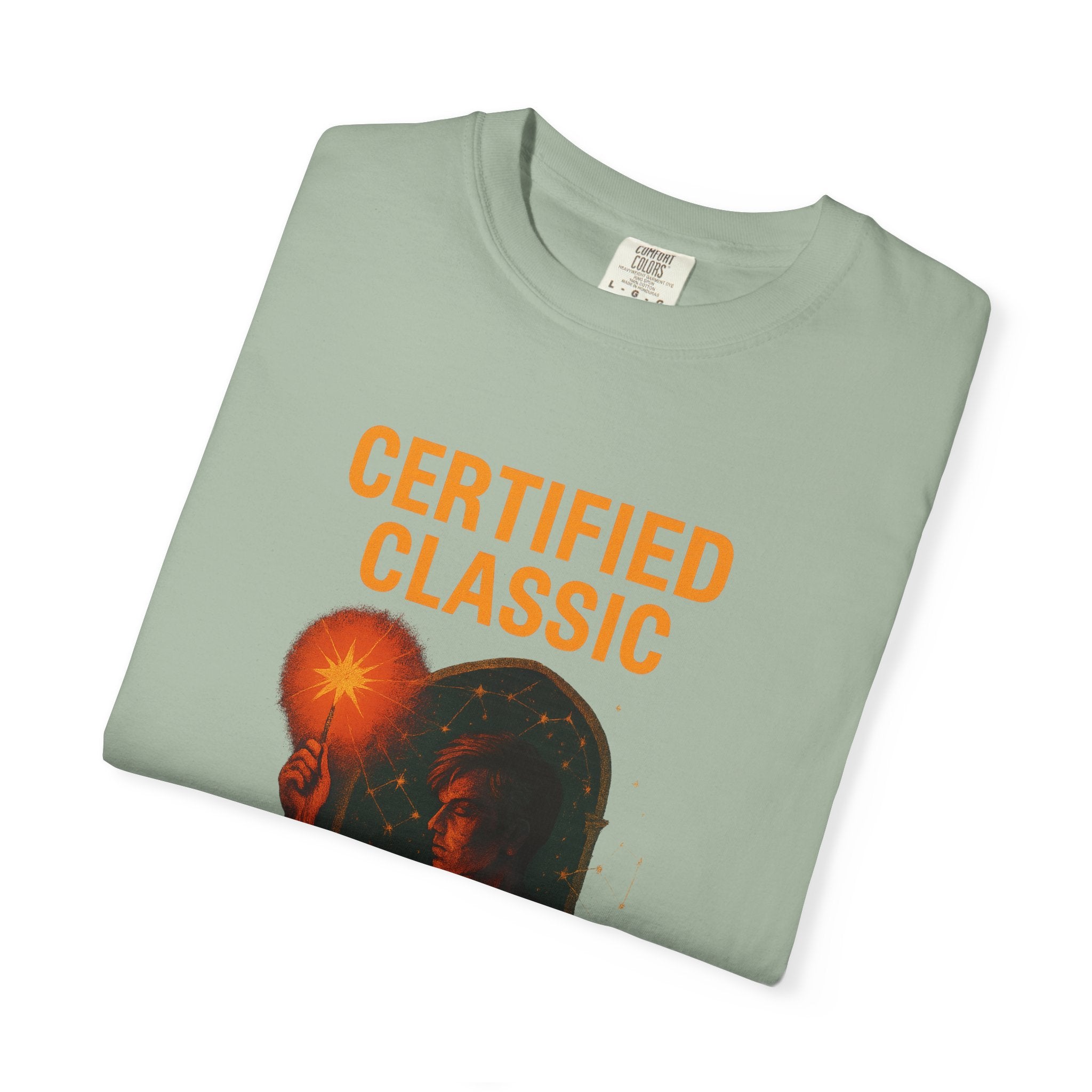 PRB Certified Classic head silhouette holding light bulb T-shirt | vintage inspired graphic tee by Power Runs Black