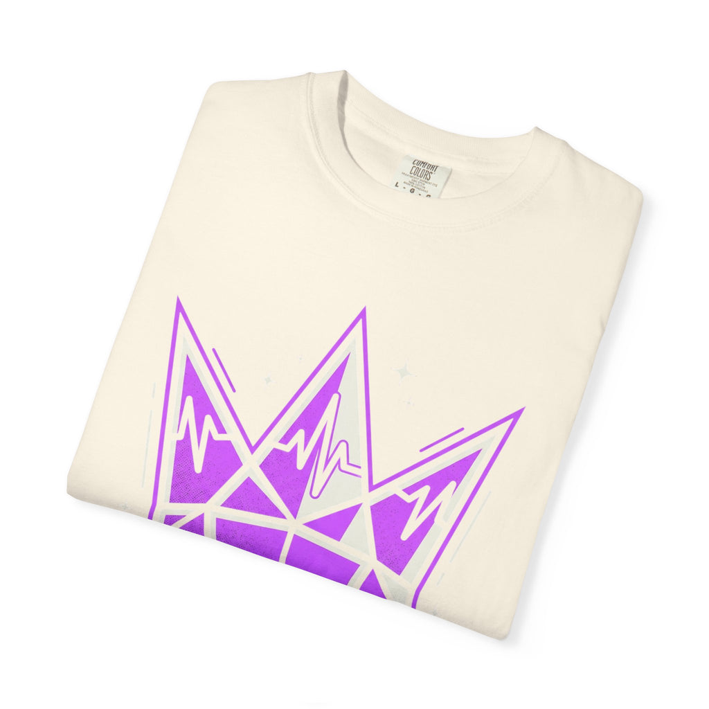 Power Runs Black PRB Crown Graphic T-Shirt — Purple Royal Crown Streetwear Tee by Power Runs Black