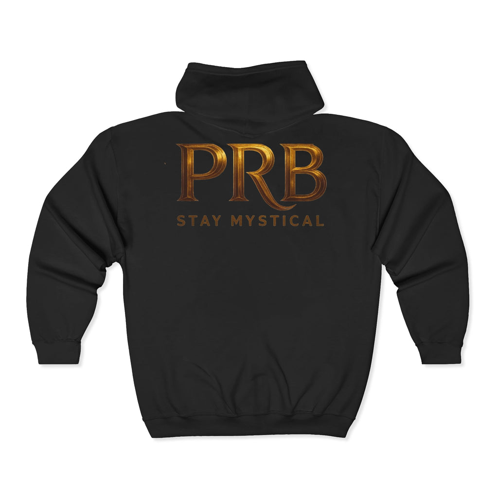 PRB Mystical Flame Mask hoodie | Zip Hoodie by Printify