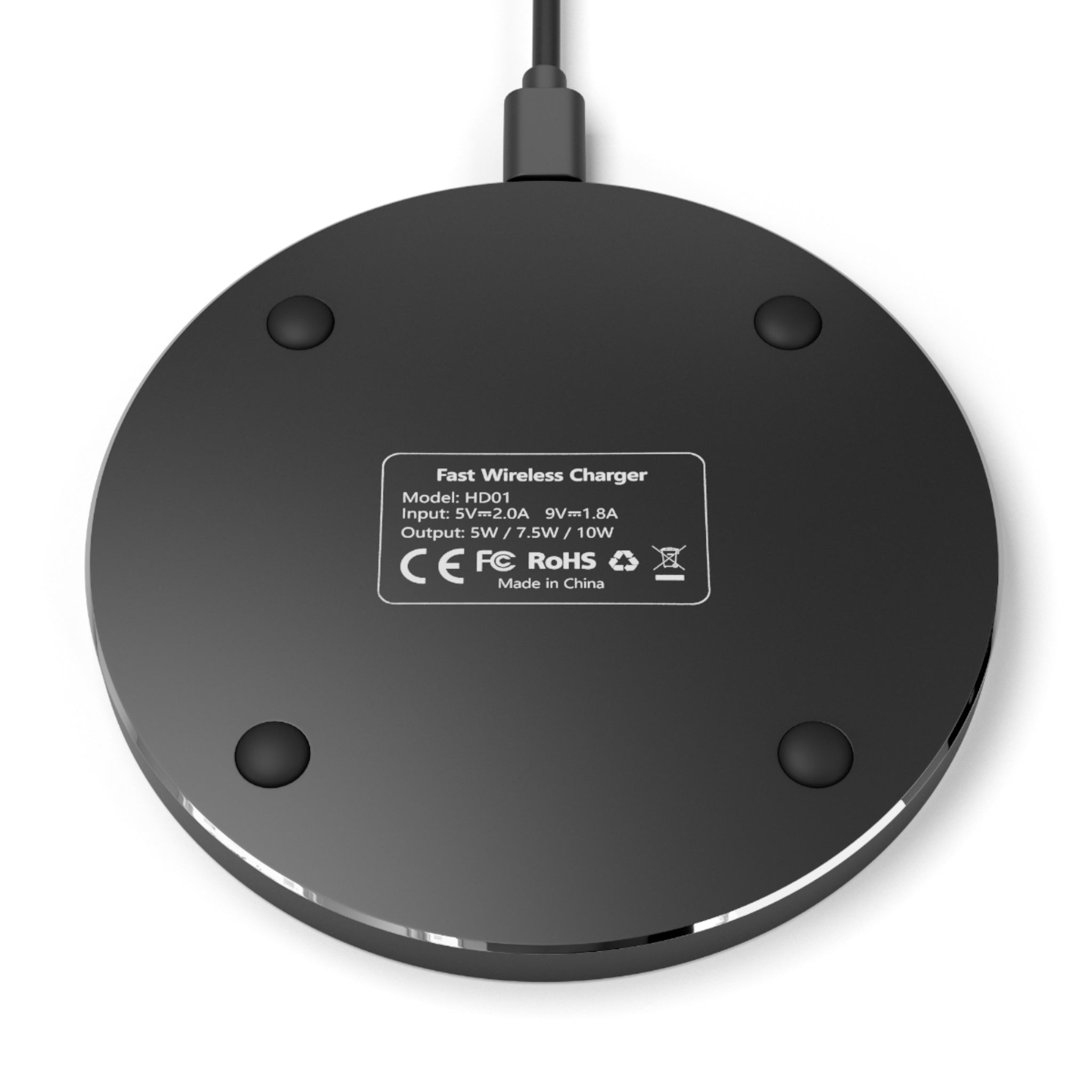 Power Runs Black PRB The Core Age Divine Circuit Wireless Charger — Sci‑Fi Geometric Qi Fast Charger by Power Runs Black