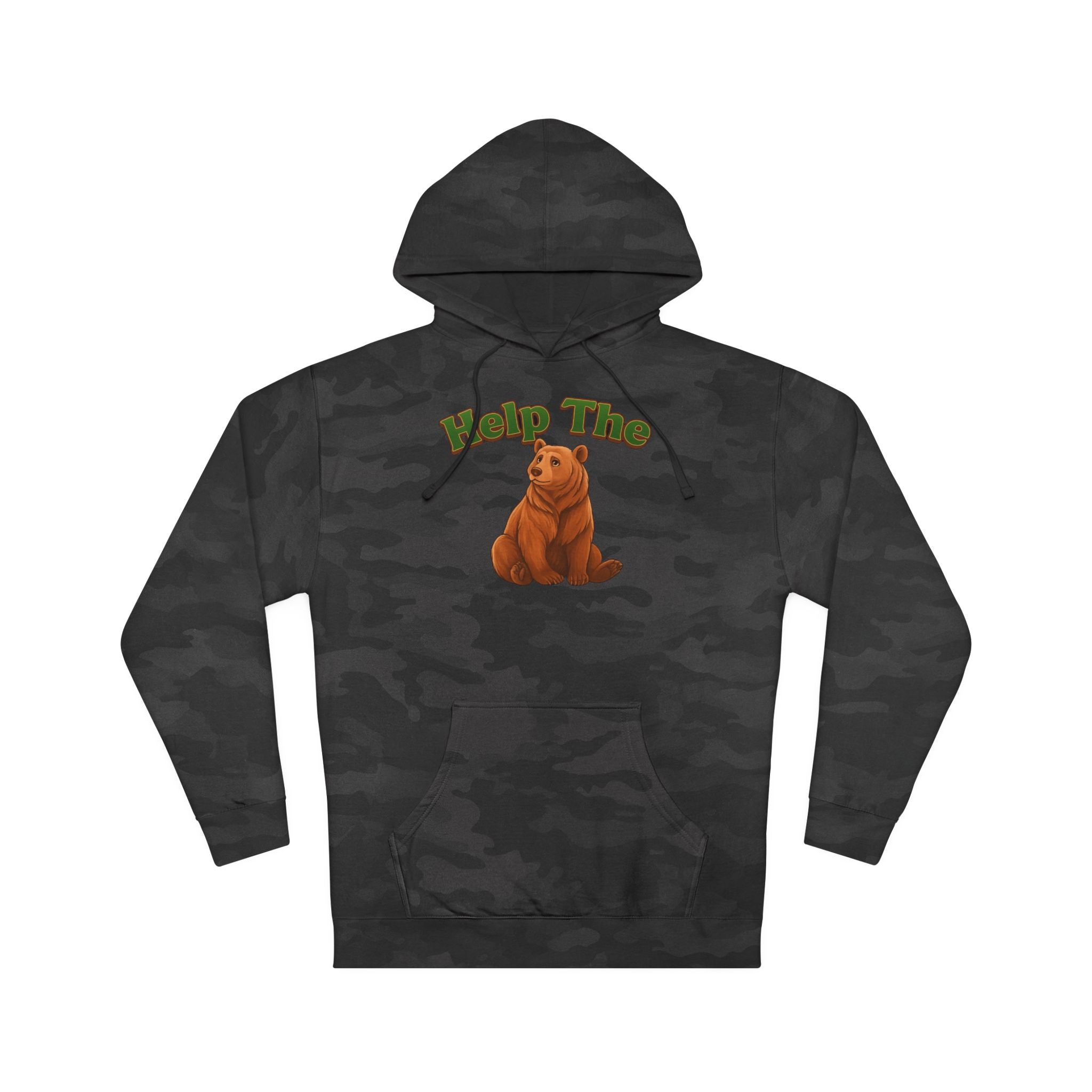 PRB "Don't Help Me Help The Bear" Graphic Hoodie by Power Runs Black