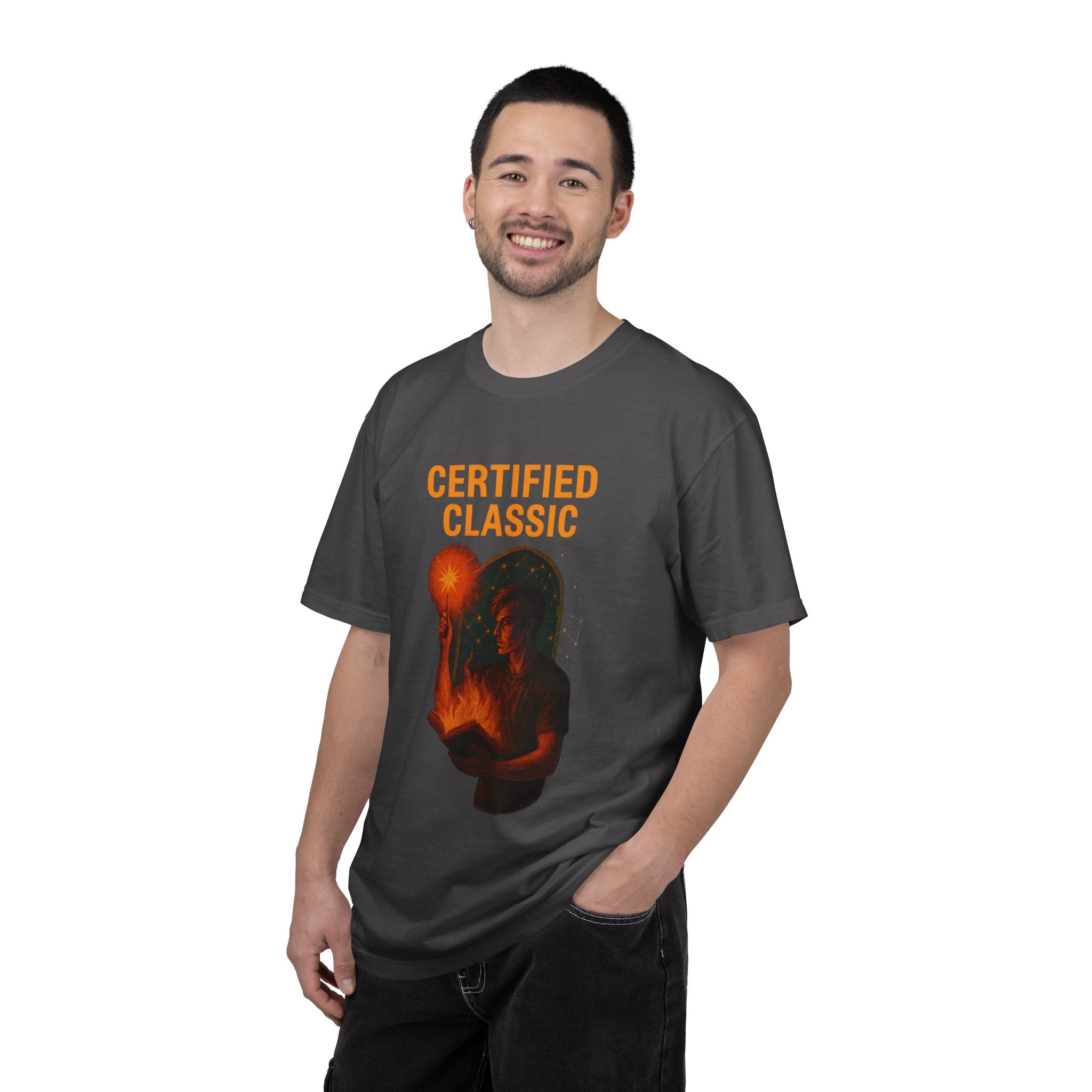 PRB Certified Classic head silhouette holding light bulb T-shirt | vintage inspired graphic tee by Power Runs Black