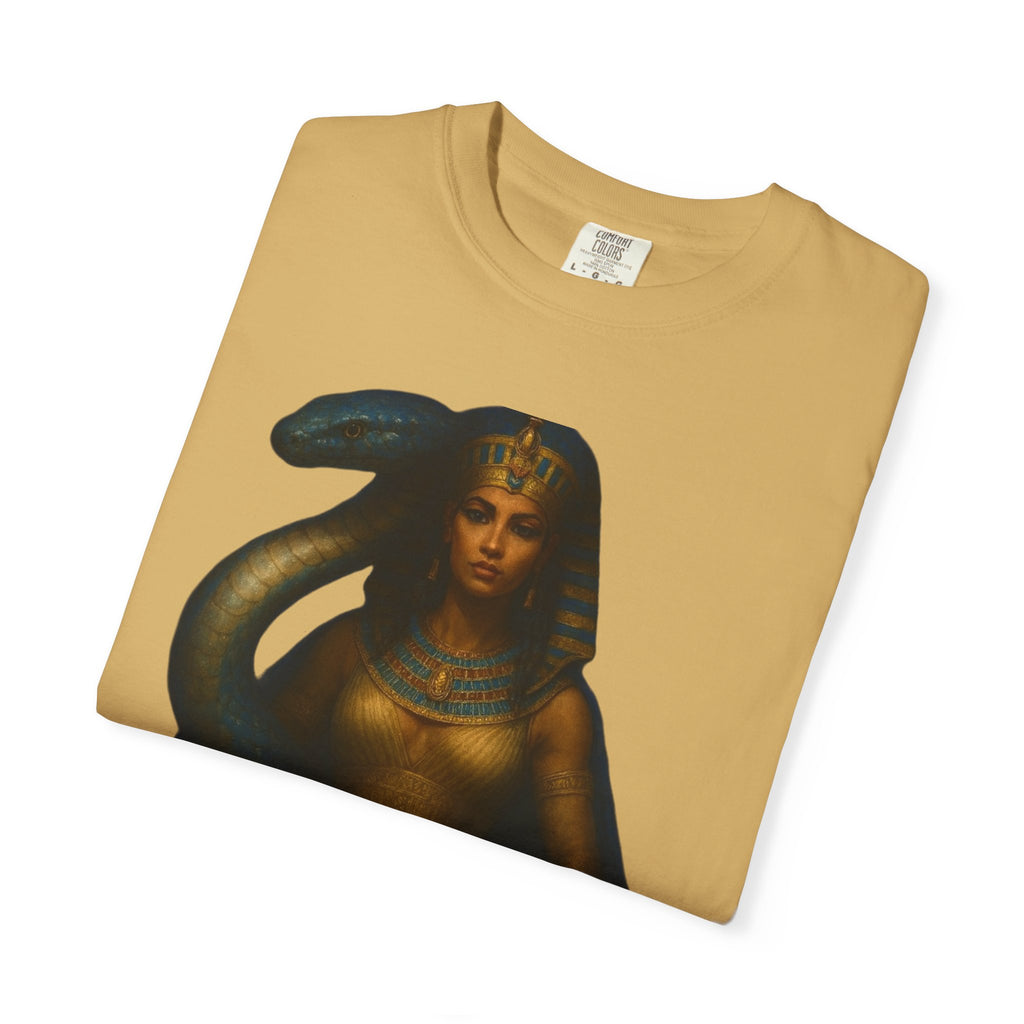PRB Egyptian Goddess with Snake T-Shirt | Pharaoh Serpent Art Tee by Power Runs Black