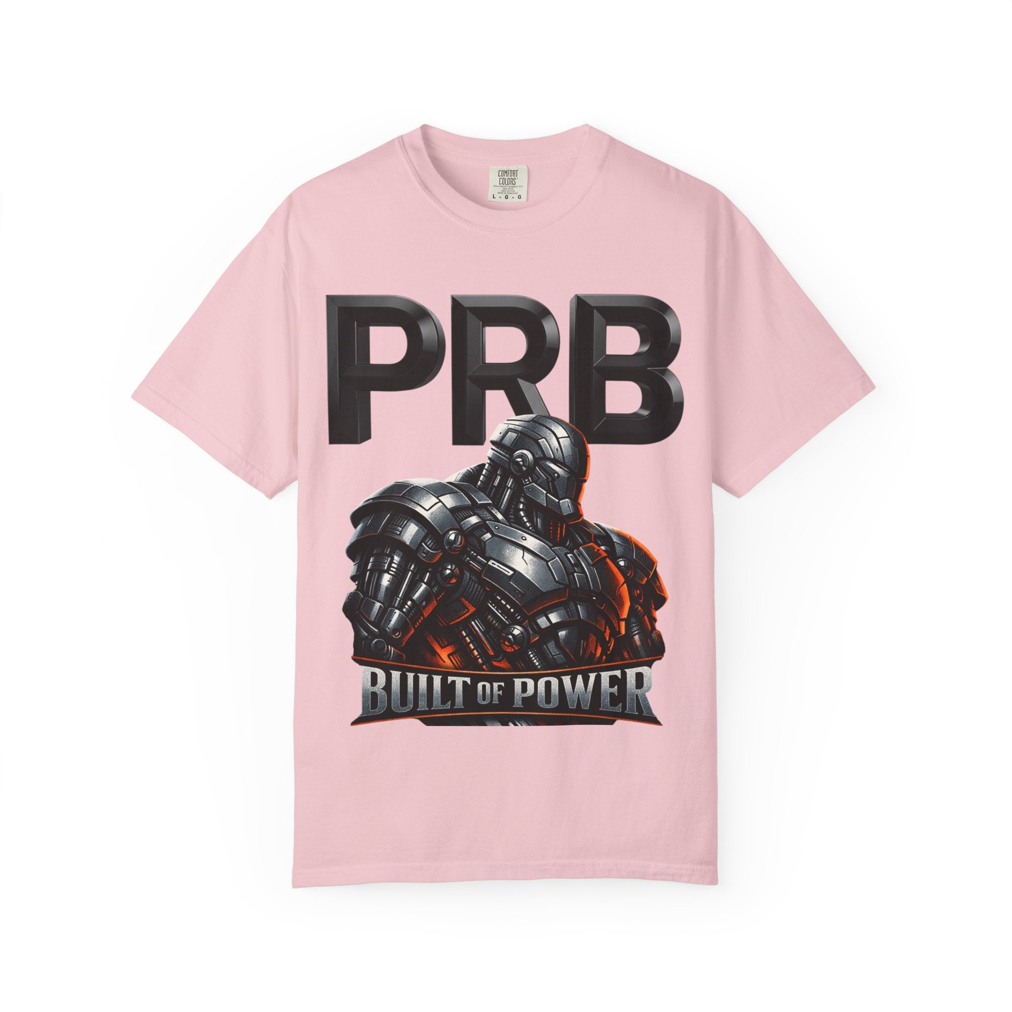 Built of Power PRB T-Shirt — Robotic Armor Graphic Tee by Printify