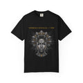 Printify PRB Afrofuturist Crowned Woman T-shirt | Sci‑Fi Portrait Tee - T-Shirt