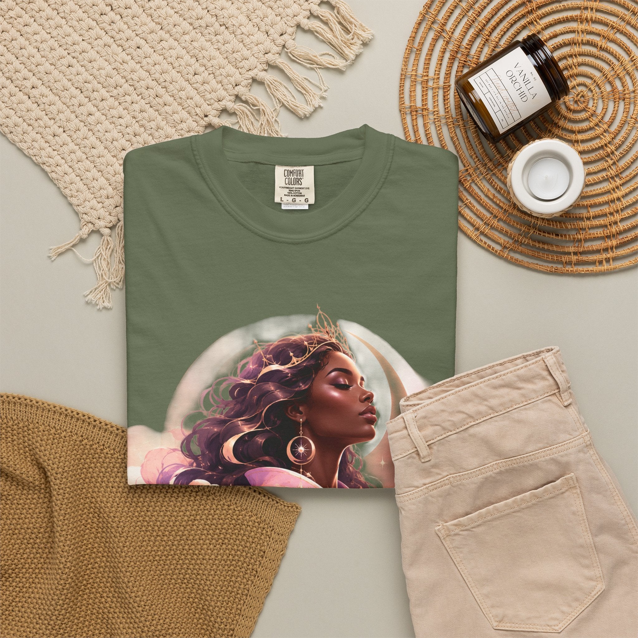 Power Runs Black graphic tee | Black woman portrait, Afro empowerment shirt by Power Runs Black