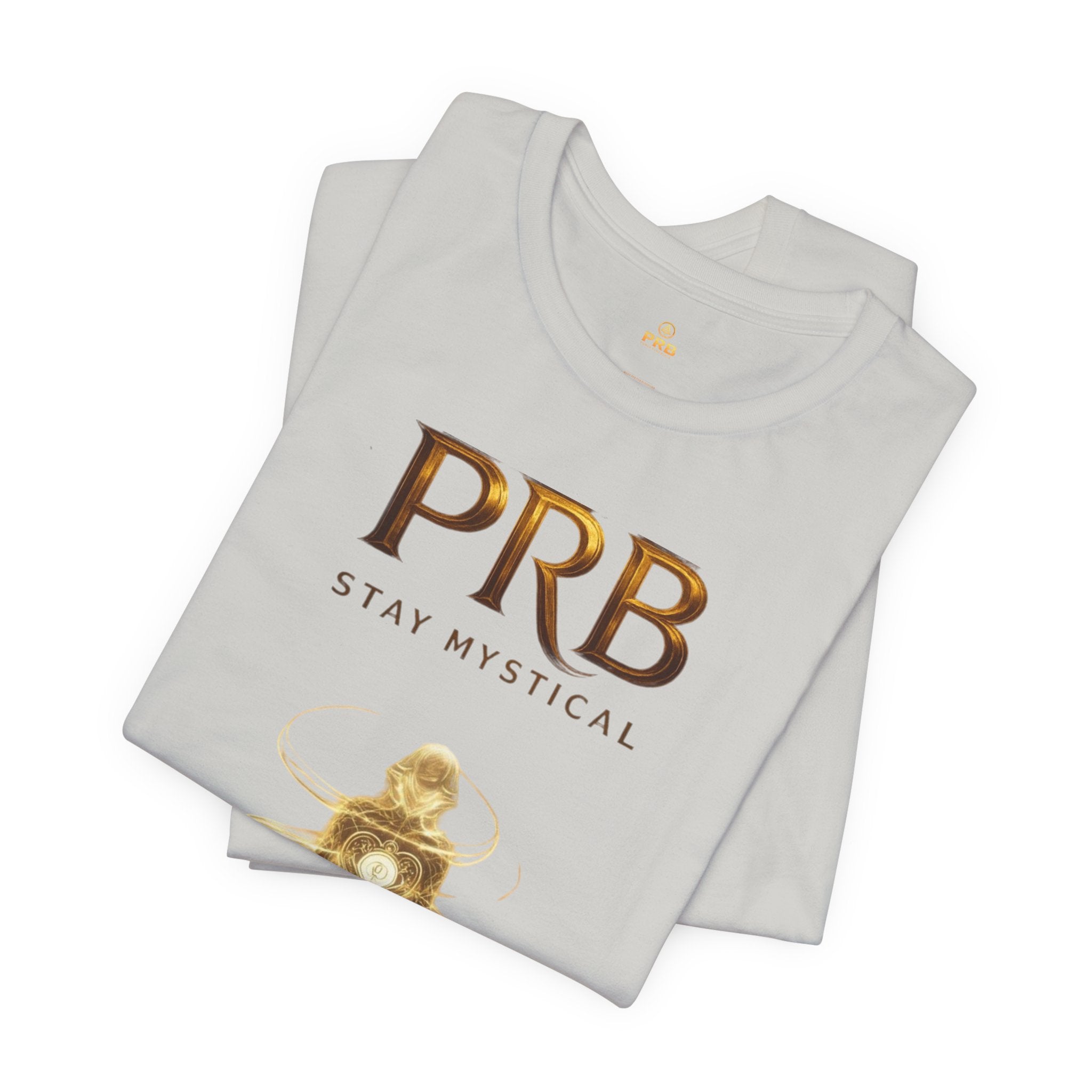 PRB Mystical Graphic Tee – "PRB Stay Mystical" Spiritual Book & Light Design by Power Runs Black