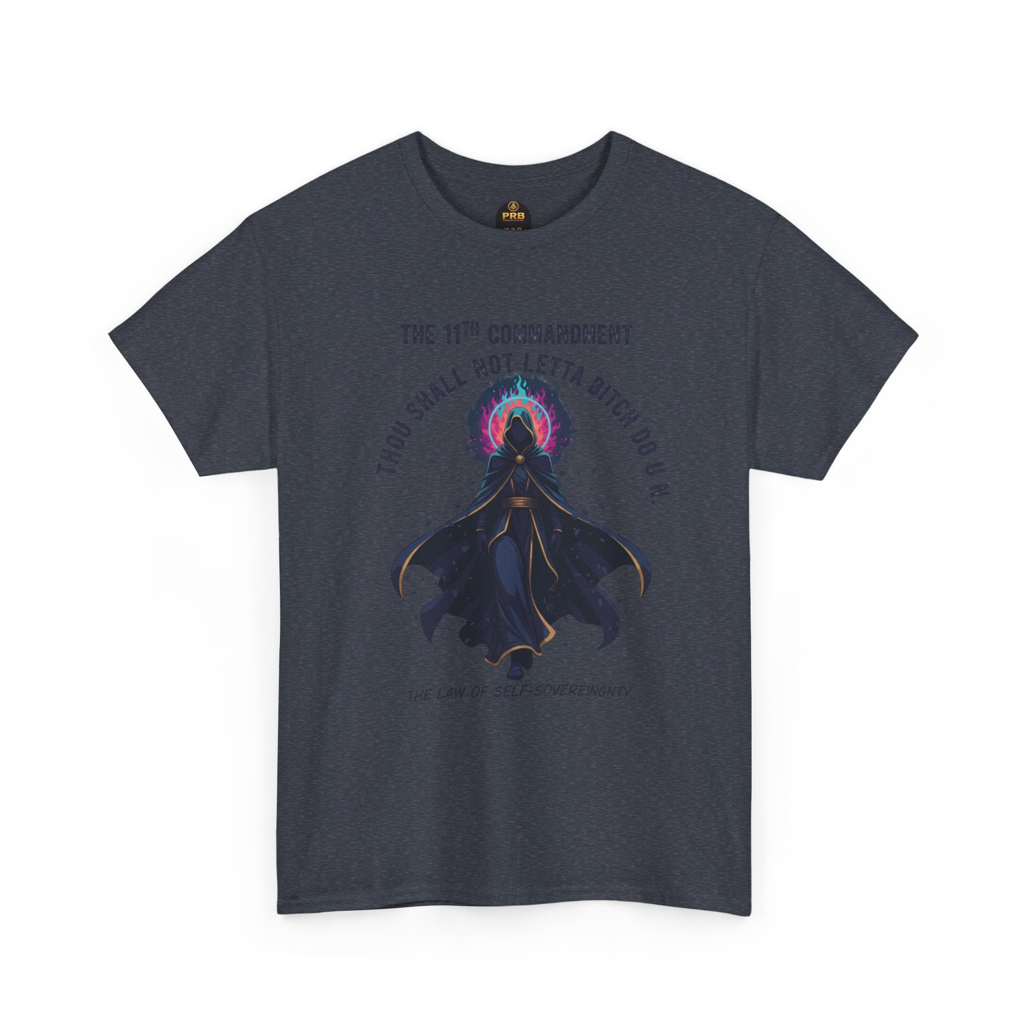 PRB Witchy Raven Graphic Tee — "Thou Shall Not Letta Bitch Do U N" by Power Runs Black