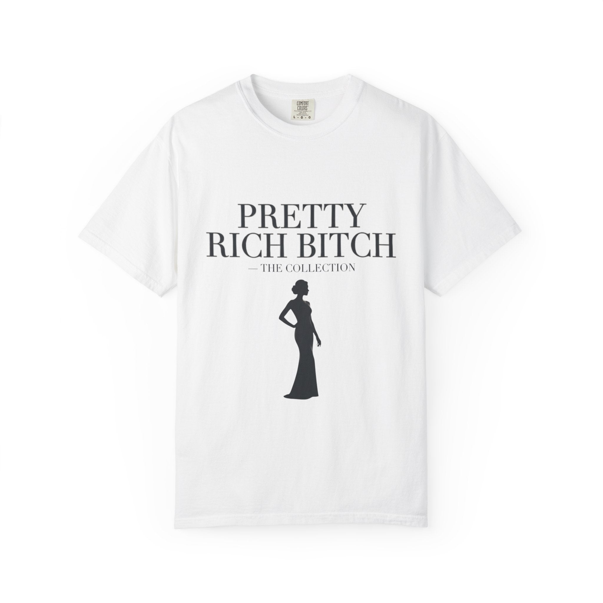 Pretty Rich Bitch The Collection by PRB Tee — Feminine Confidence Graphic T-Shirt by Power Runs Black