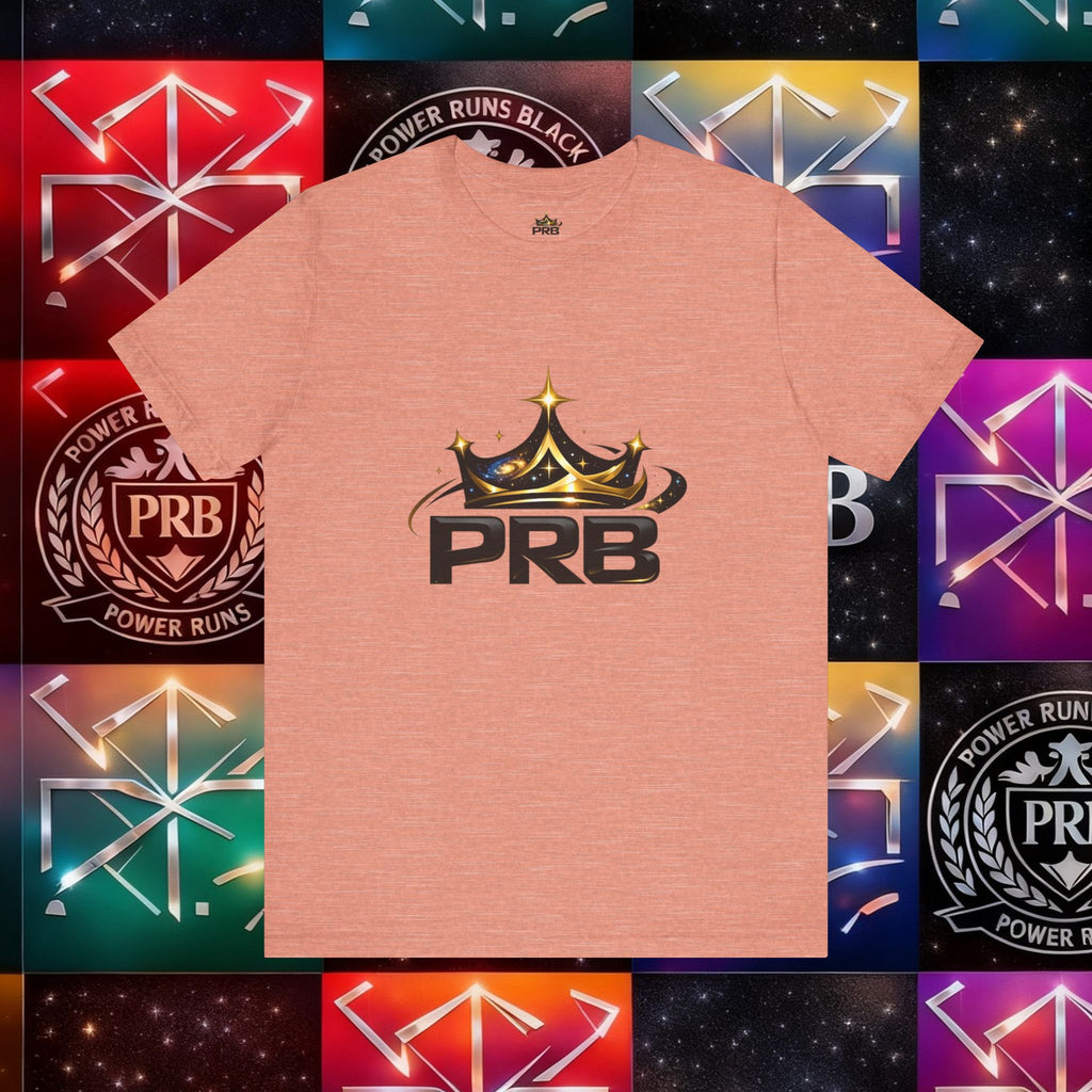 PRB Crown Tee — Graphic Logo T-Shirt by Power Runs Black