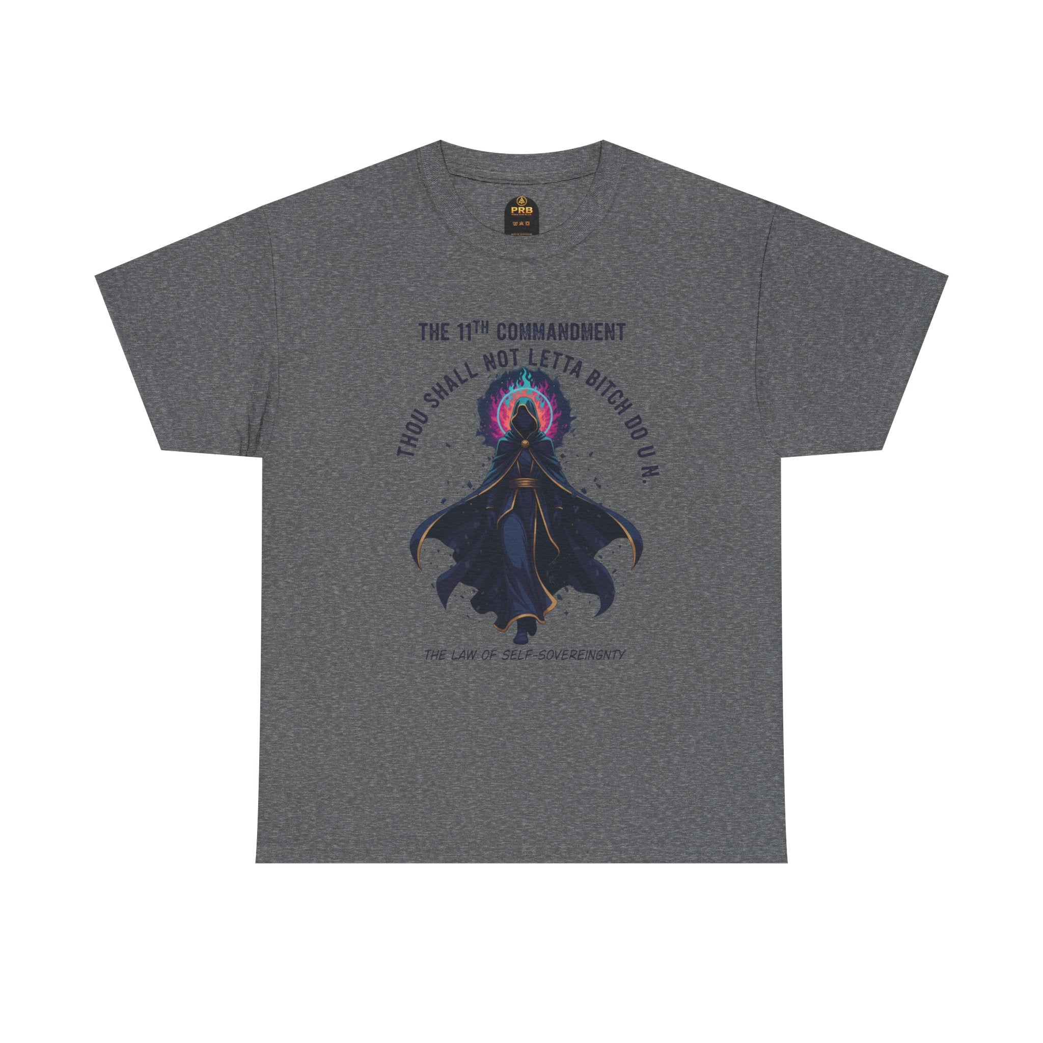 PRB Witchy Raven Graphic Tee — "Thou Shall Not Letta Bitch Do U N" by Printify