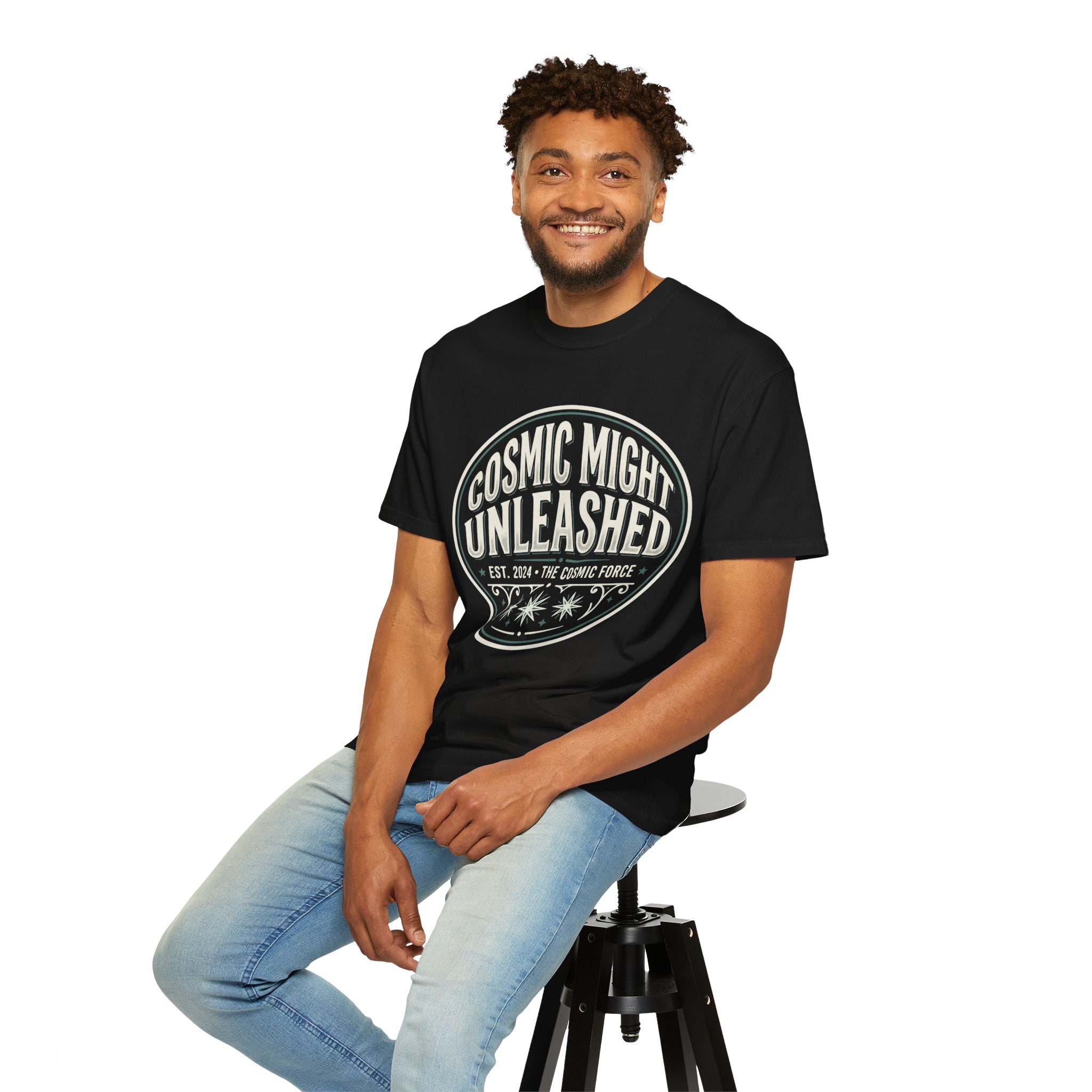 PRB Starforged Flex Cosmic Might Unleashed T-Shirt by Power Runs Black