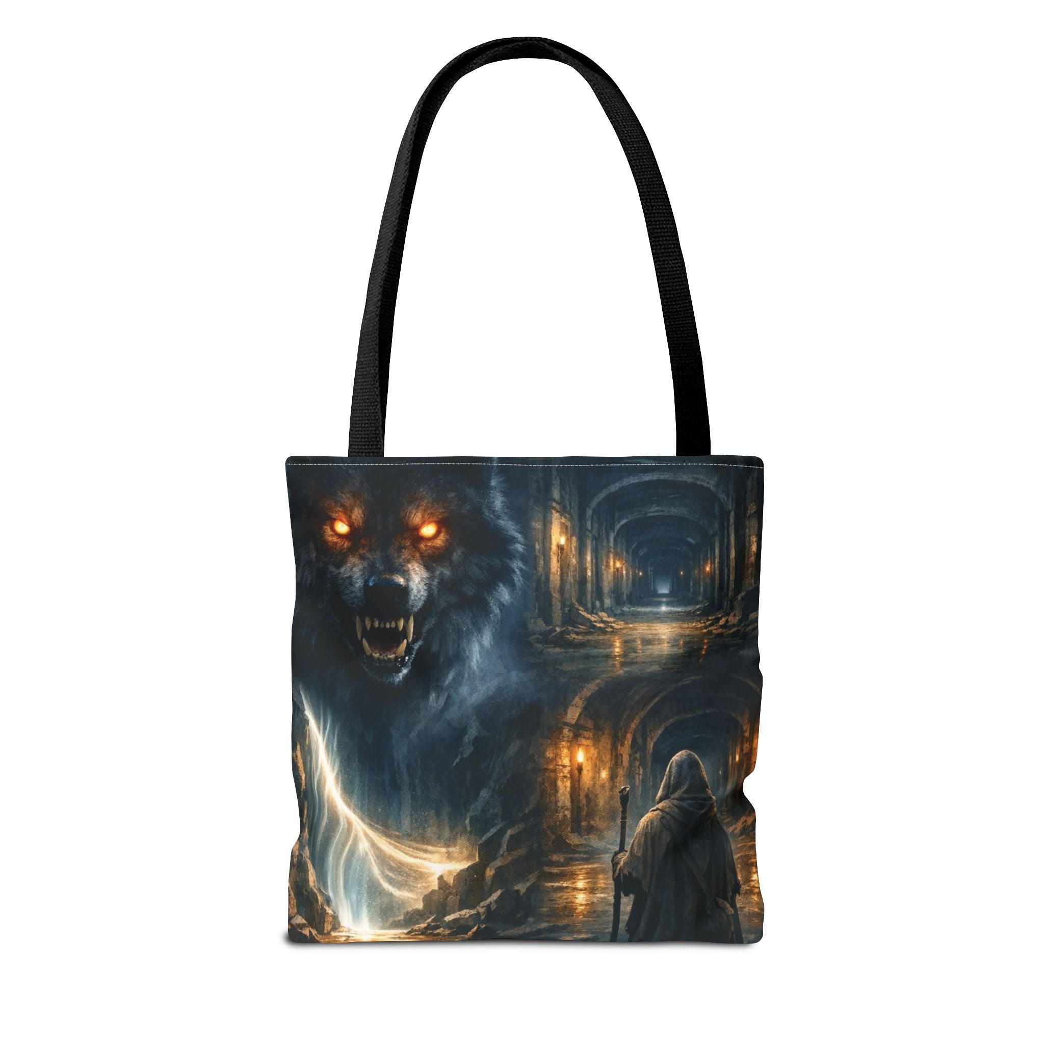 PRB The Echo Hounds Illustration Tote Bag | Gothic Horror Artwork by Power Runs Black