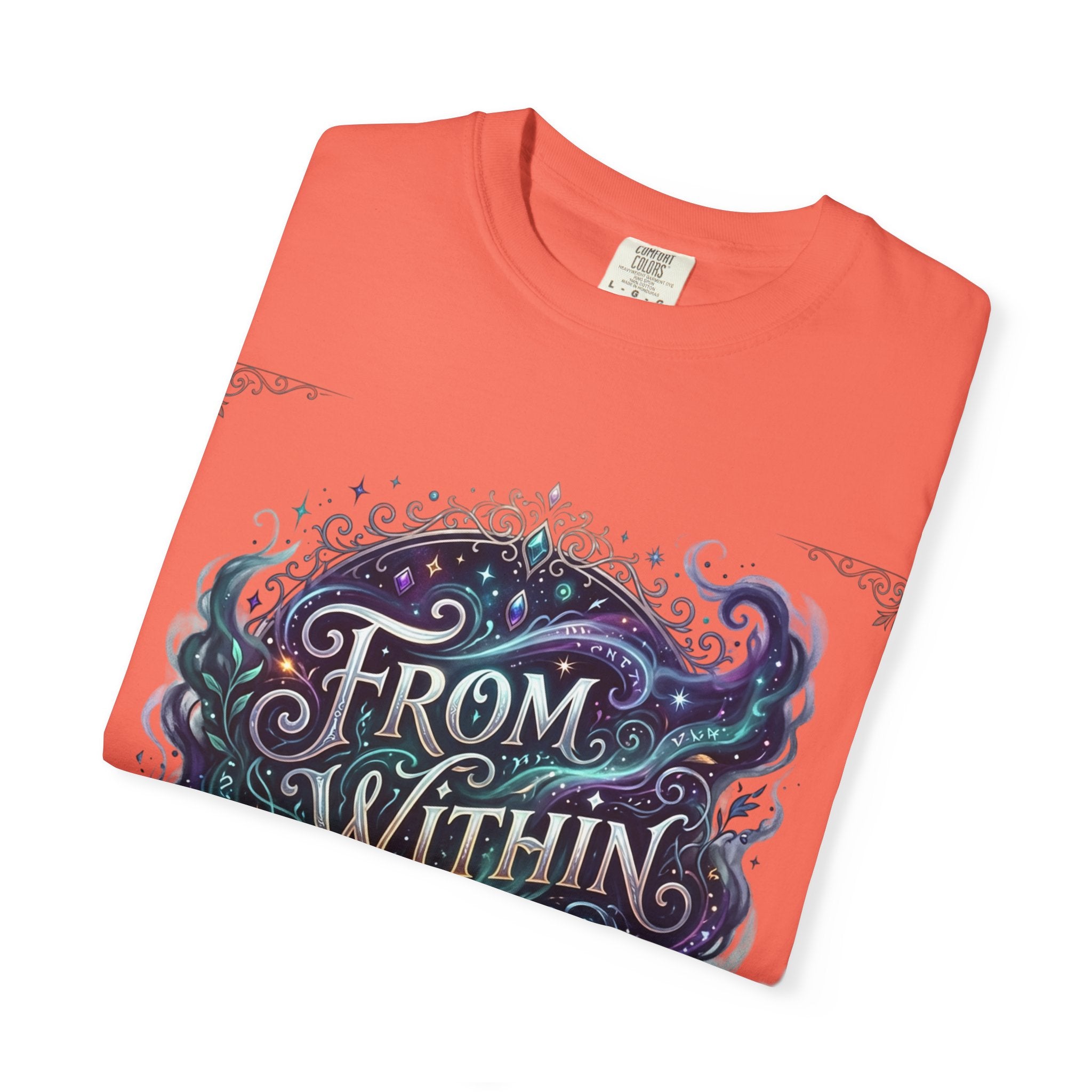 PRB From Within Magic Book T-Shirt — Fantasy Illustrated Graphic Tee by Power Runs Black