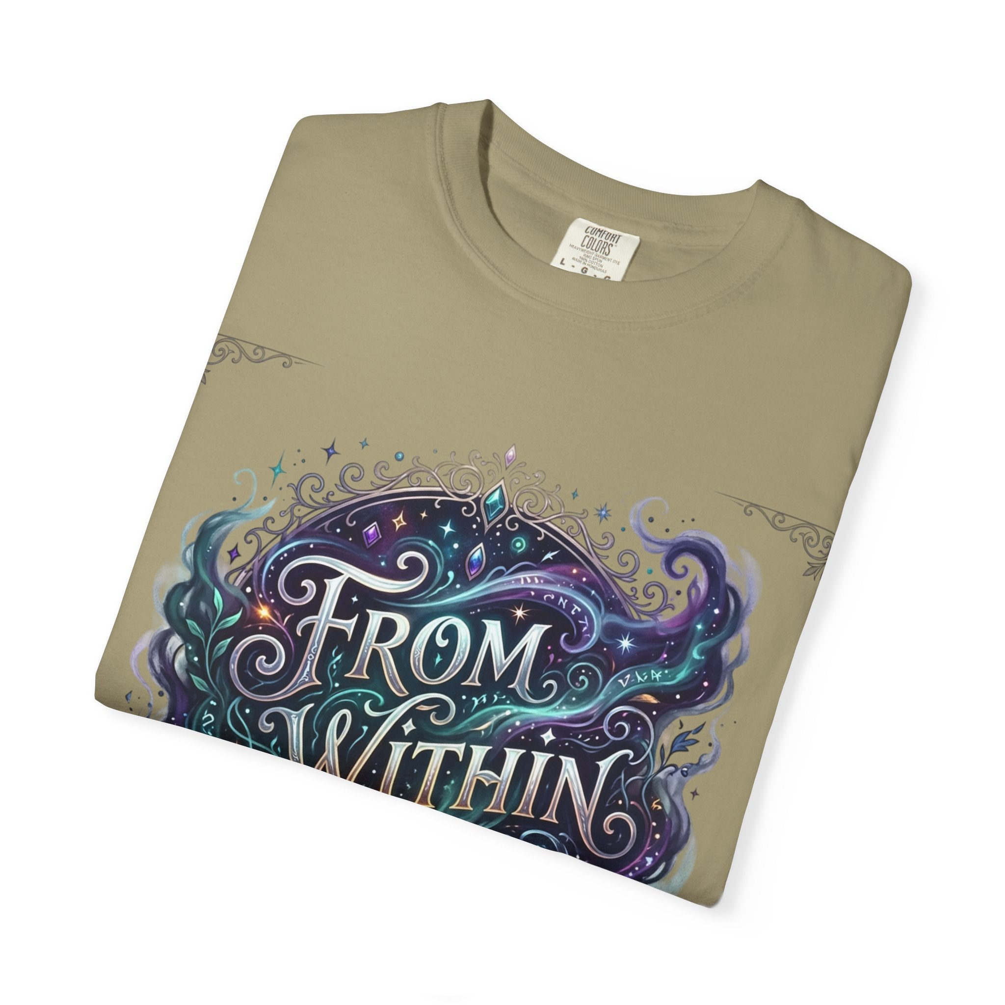 PRB From Within Magic Book T-Shirt — Fantasy Illustrated Graphic Tee by Power Runs Black