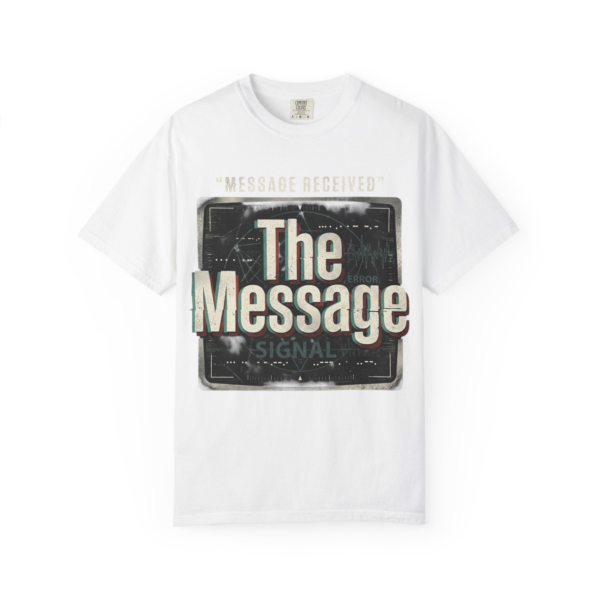 Power Runs Black PRB The Message Signal T-Shirt — Retro Graphic Tee with 'Message Received' Design by Power Runs Black