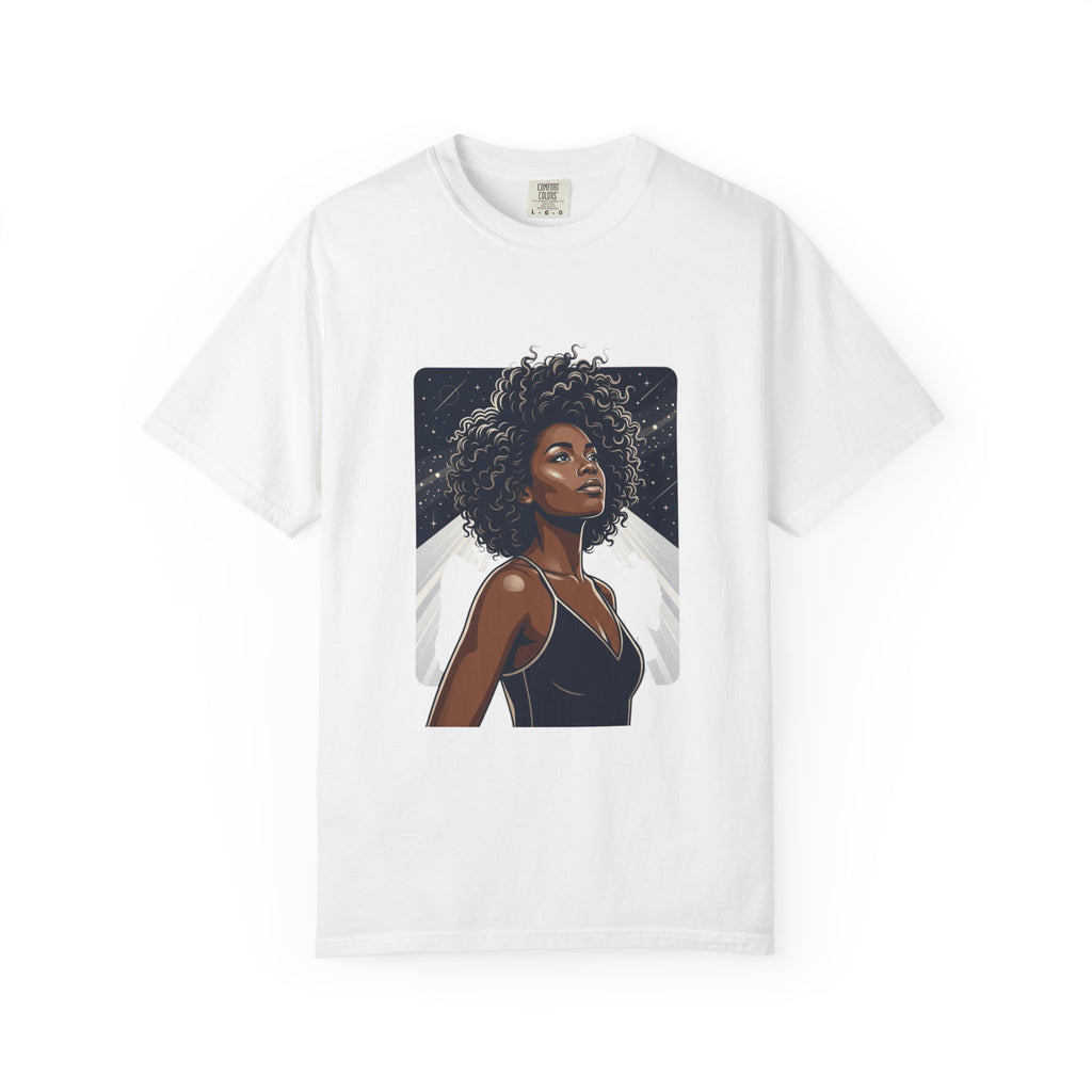 Pretty Rich Bitch The Collection by PRB T-Shirt — Afro Woman Graphic Tee by Power Runs Black