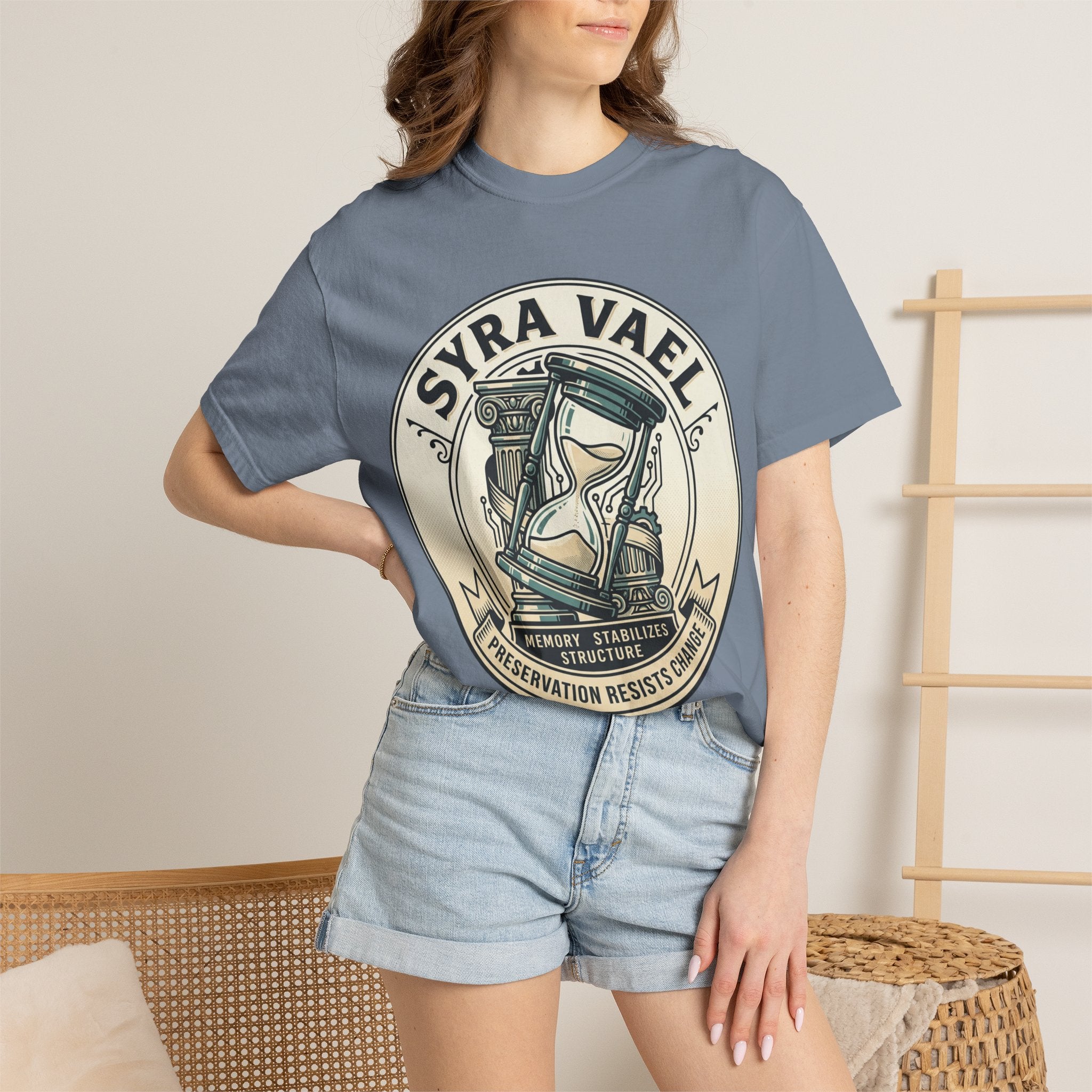 Power Runs Black PRB Syra Vael Hourglass Emblem T-Shirt by Power Runs Black