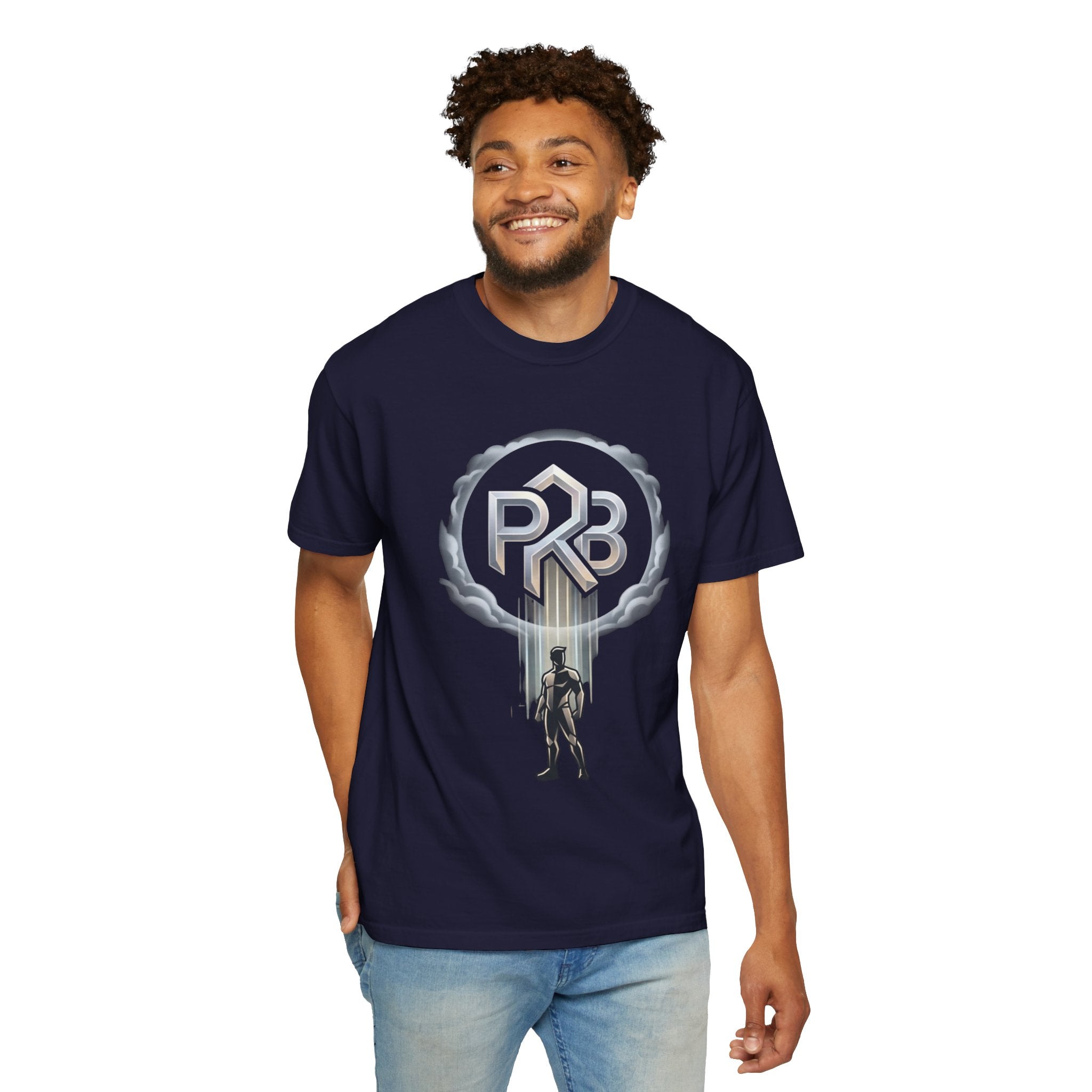 PRB Warrior Emblem Graphic Tee | Vintage Logo Shirt for Gamers & Fantasy Fans by Printify