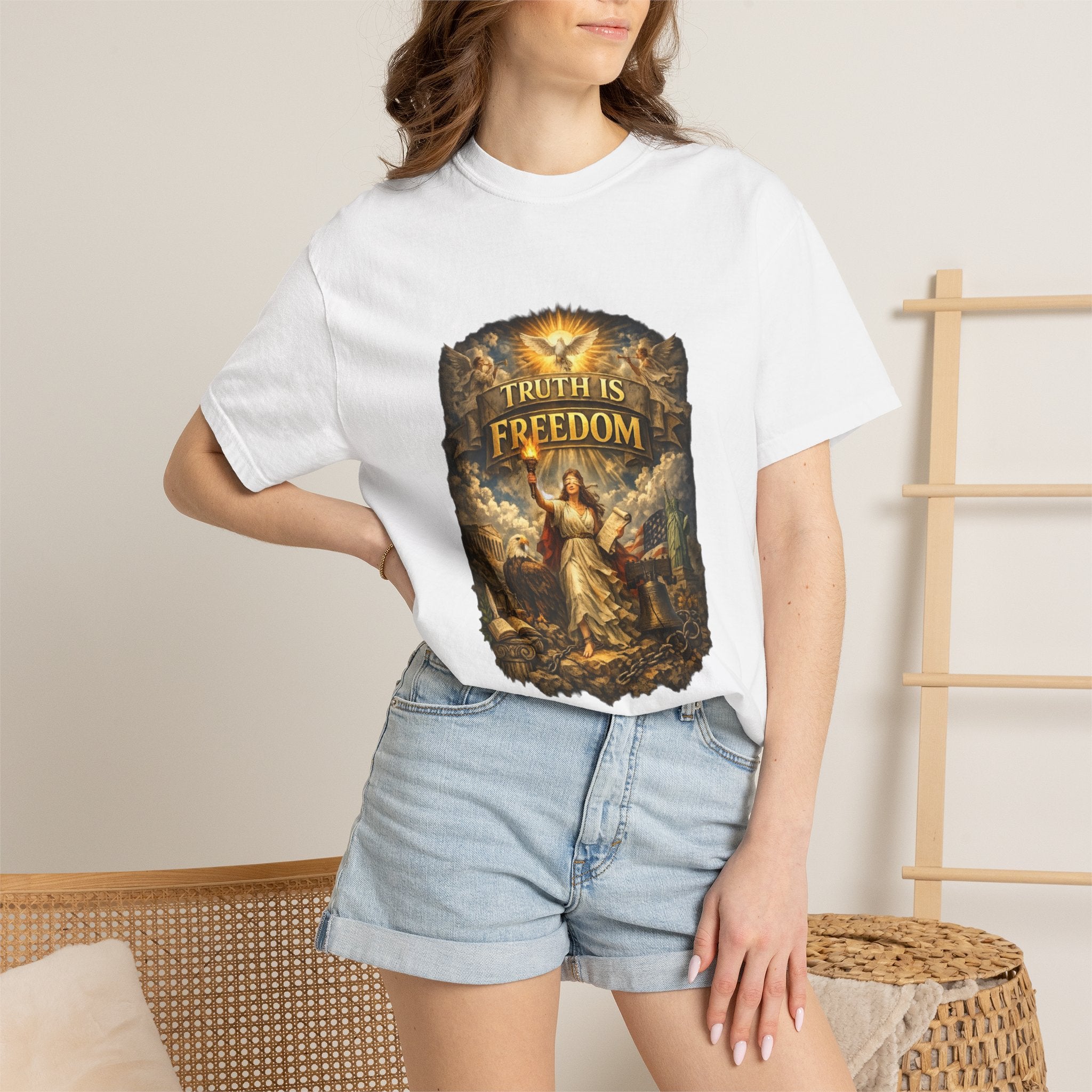 PRB Truth Is Freedom Graphic T-Shirt by Printify