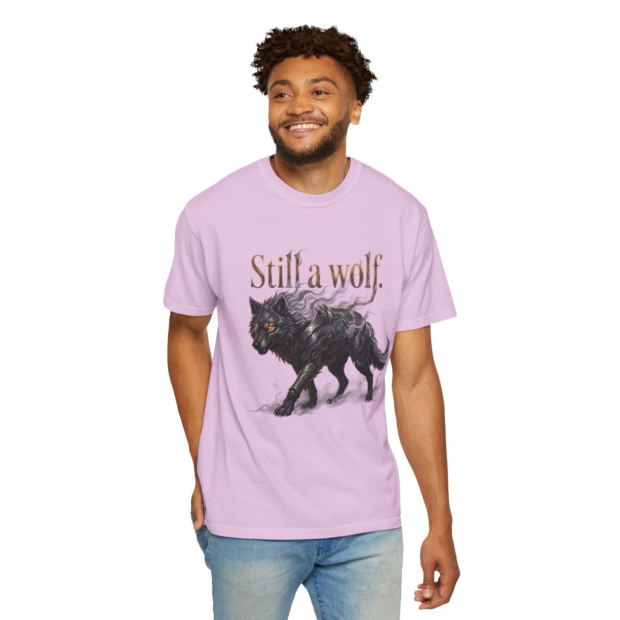PRB Still a Wolf T-Shirt — Dark Wolf Graphic Tee by Printify