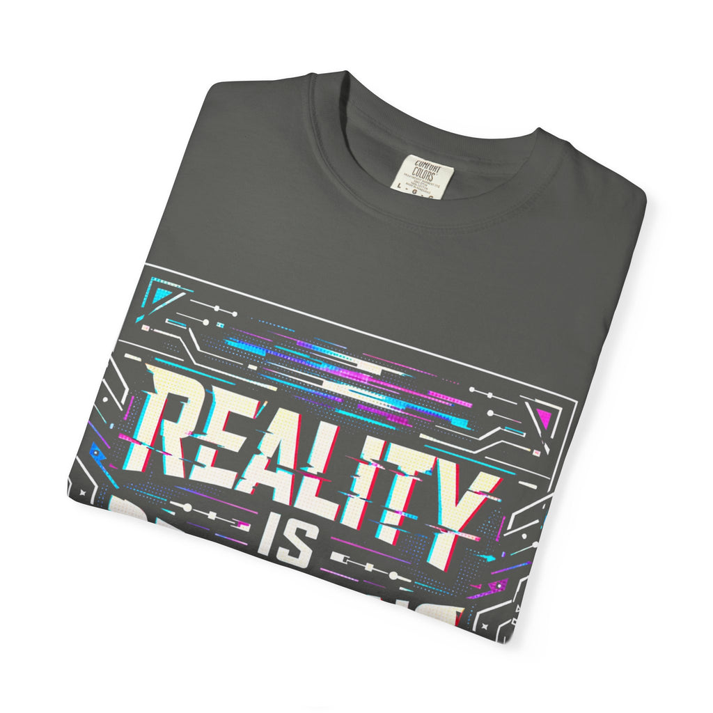 Power Runs Black PRB Glitchy Pastel "Reality Is Desyncing" T-Shirt by Power Runs Black