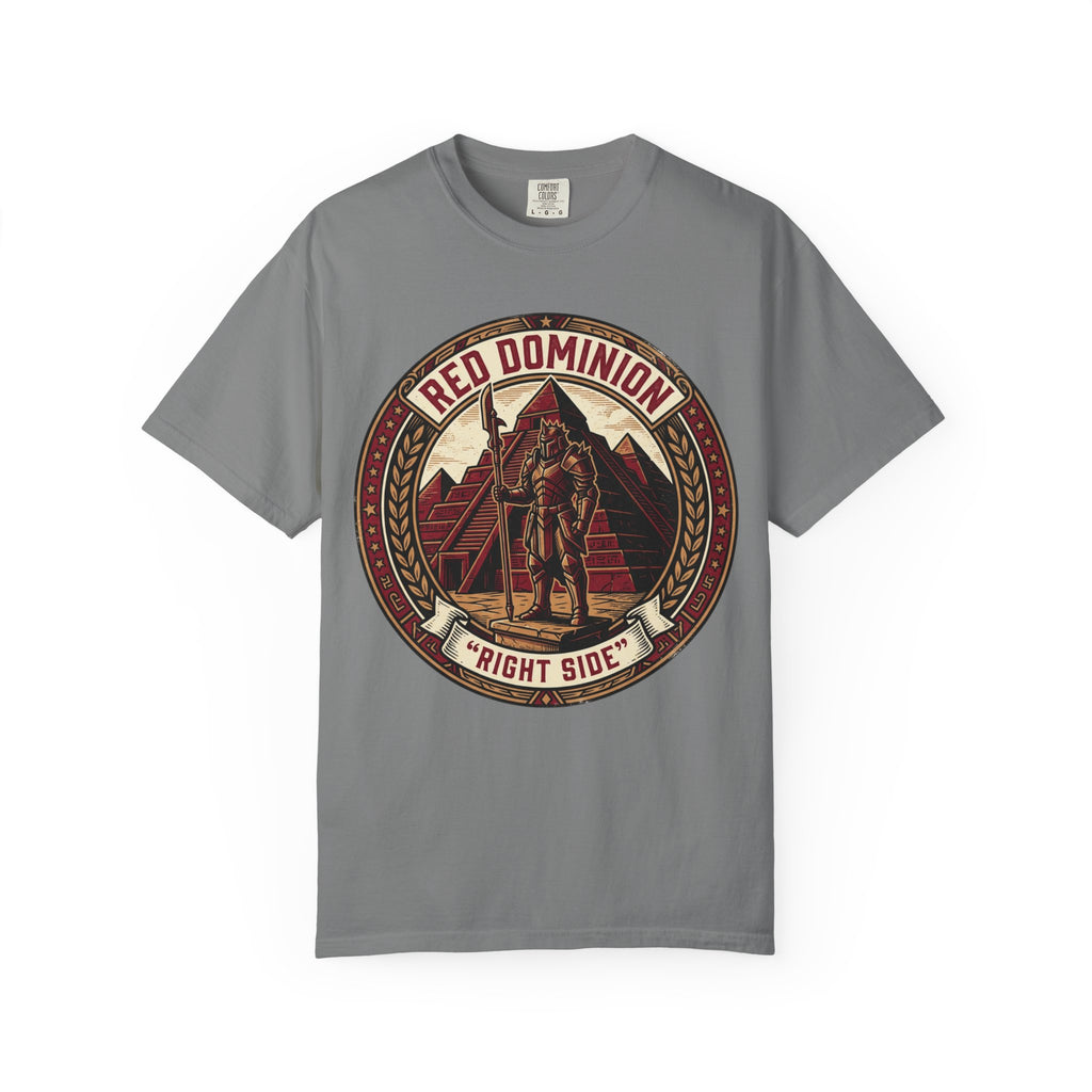 Power Runs Black PRB Red Dominion 'Right Side' Graphic T-Shirt by Power Runs Black