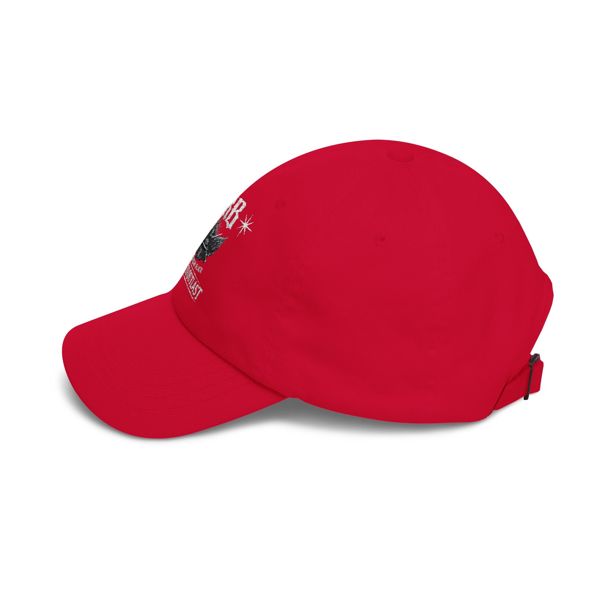 PRB Dad Cap — Vintage Crest Embroidered Baseball Hat by Power Runs Black